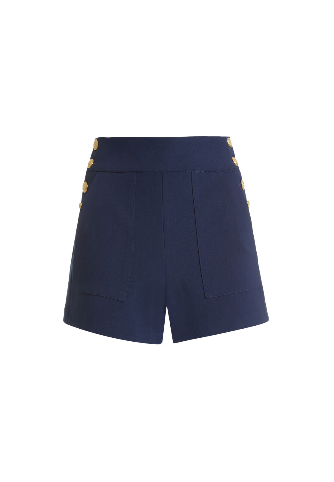 DONALD HW SIDE BUTTON SHORTS