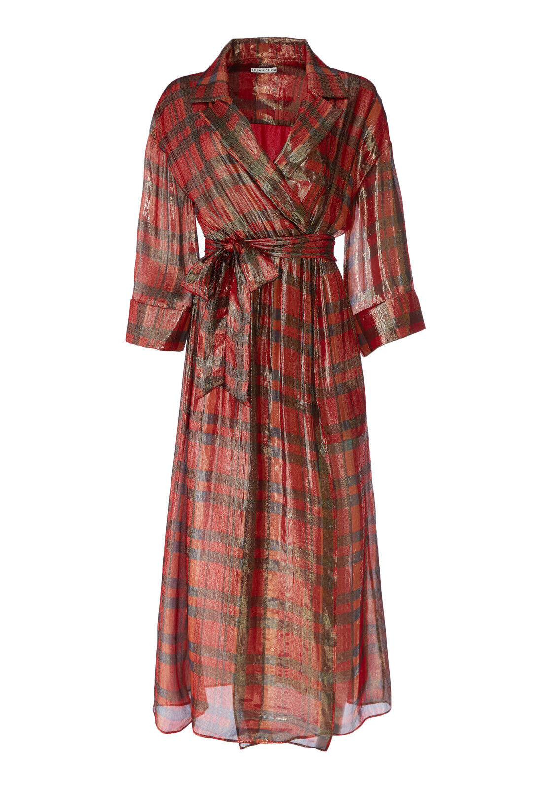 CHAP WRAP MAXI DRESS