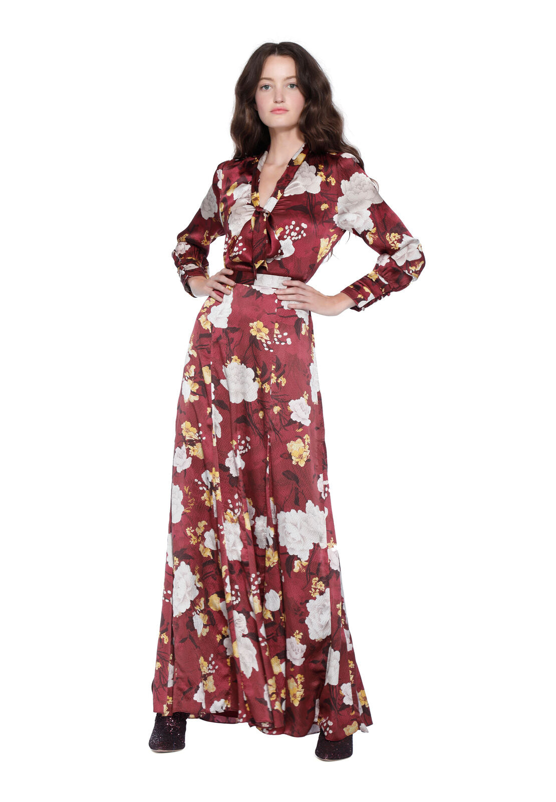 ATHENA MAXI SKIRT WITH SLITS