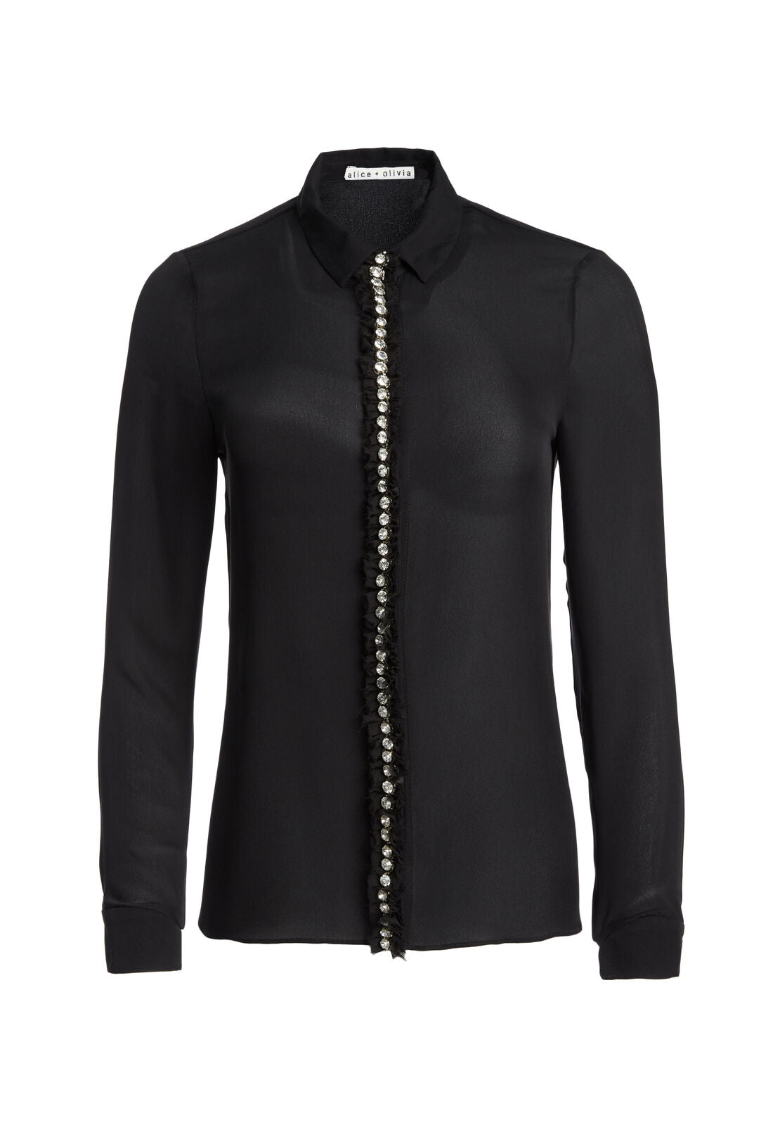 WILLA EMBELL PLACKET TOP