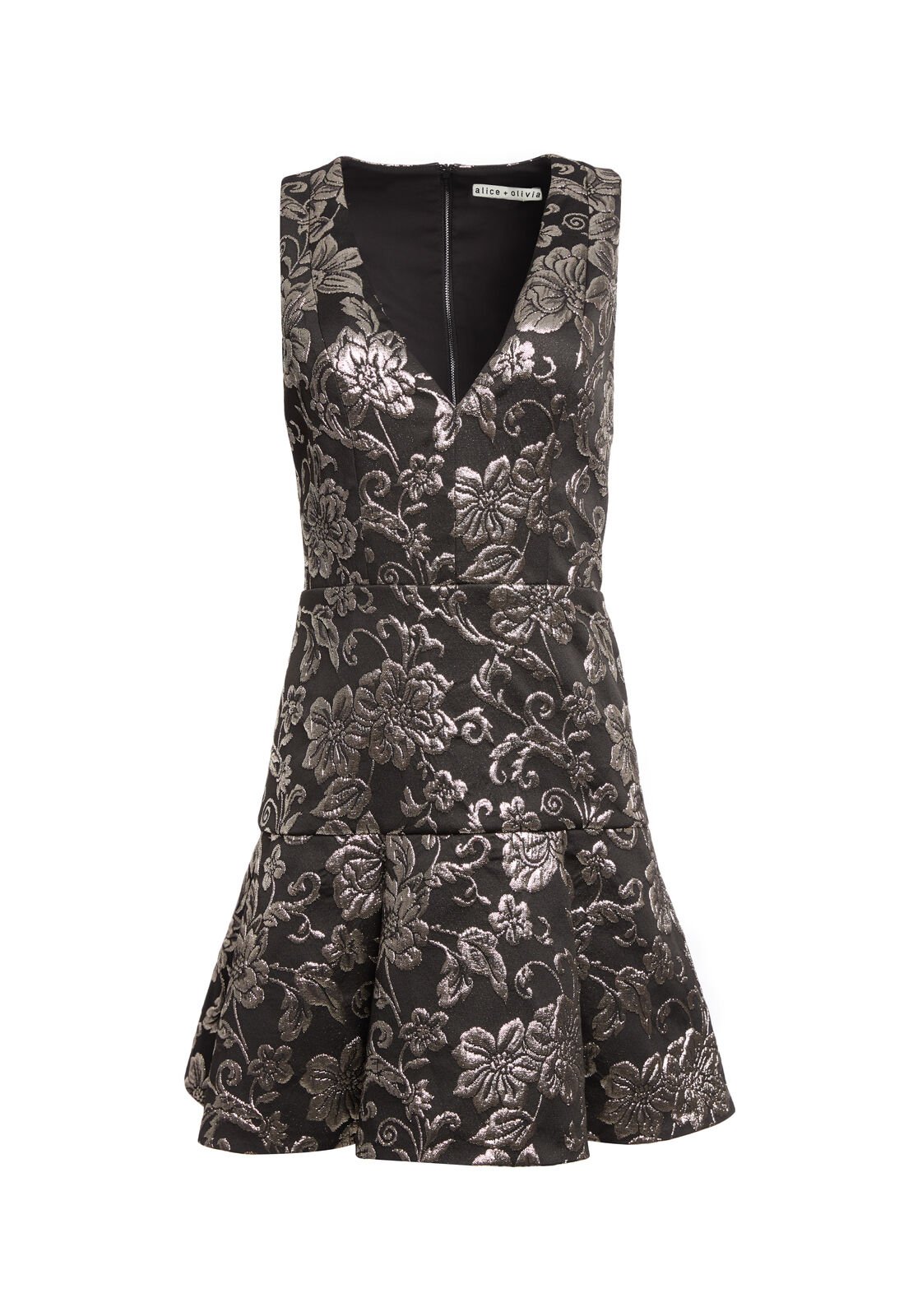 MARLEEN SILVER MINI DRESS