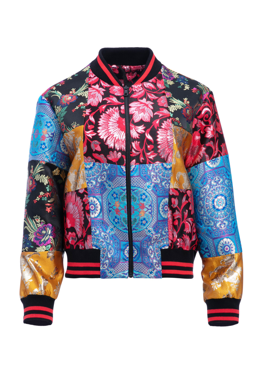 LILA OVERSIZED PATCHWORK JACKET