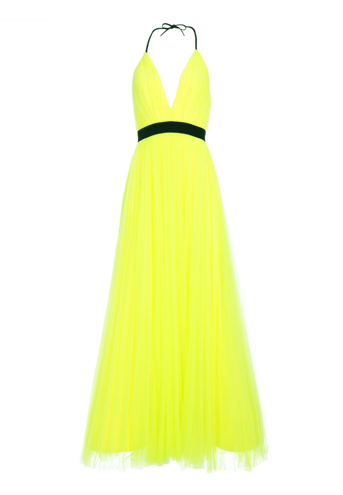 BITSY PLEATED TEA LNGTH GOWN