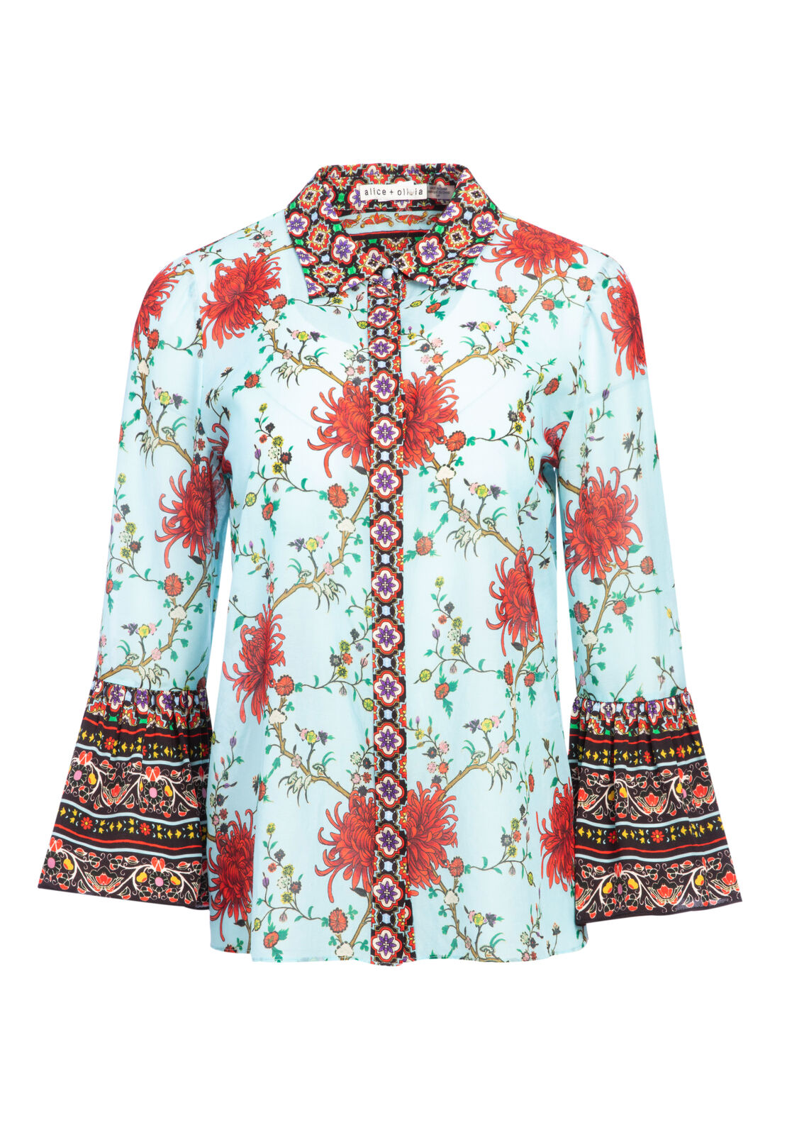 RANA RUFFLE SLV BTN DWN