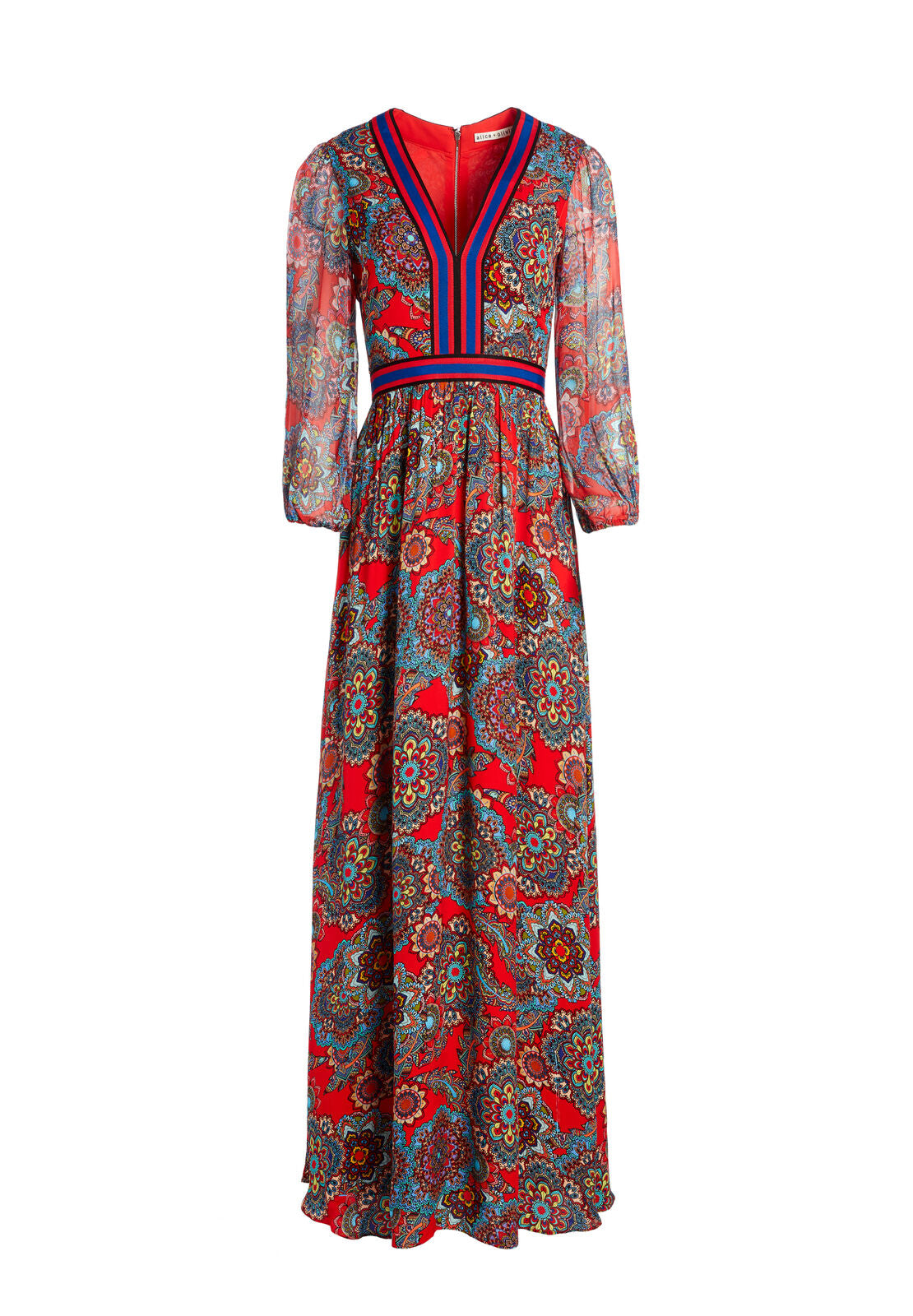 JAIDA DEEP V BLOUSON MAXI