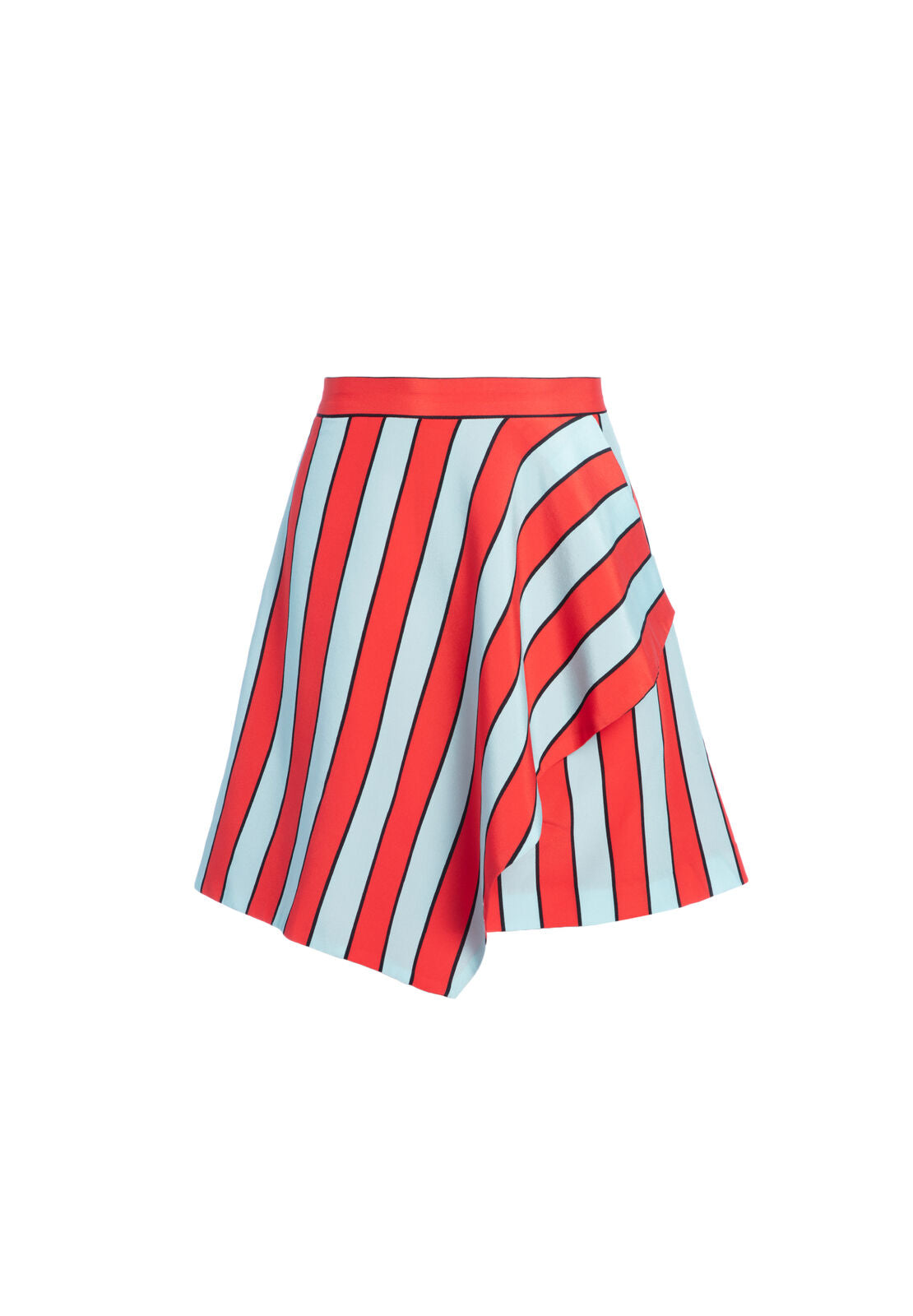 NICKY ASYMMETRICAL MINI SKIRT