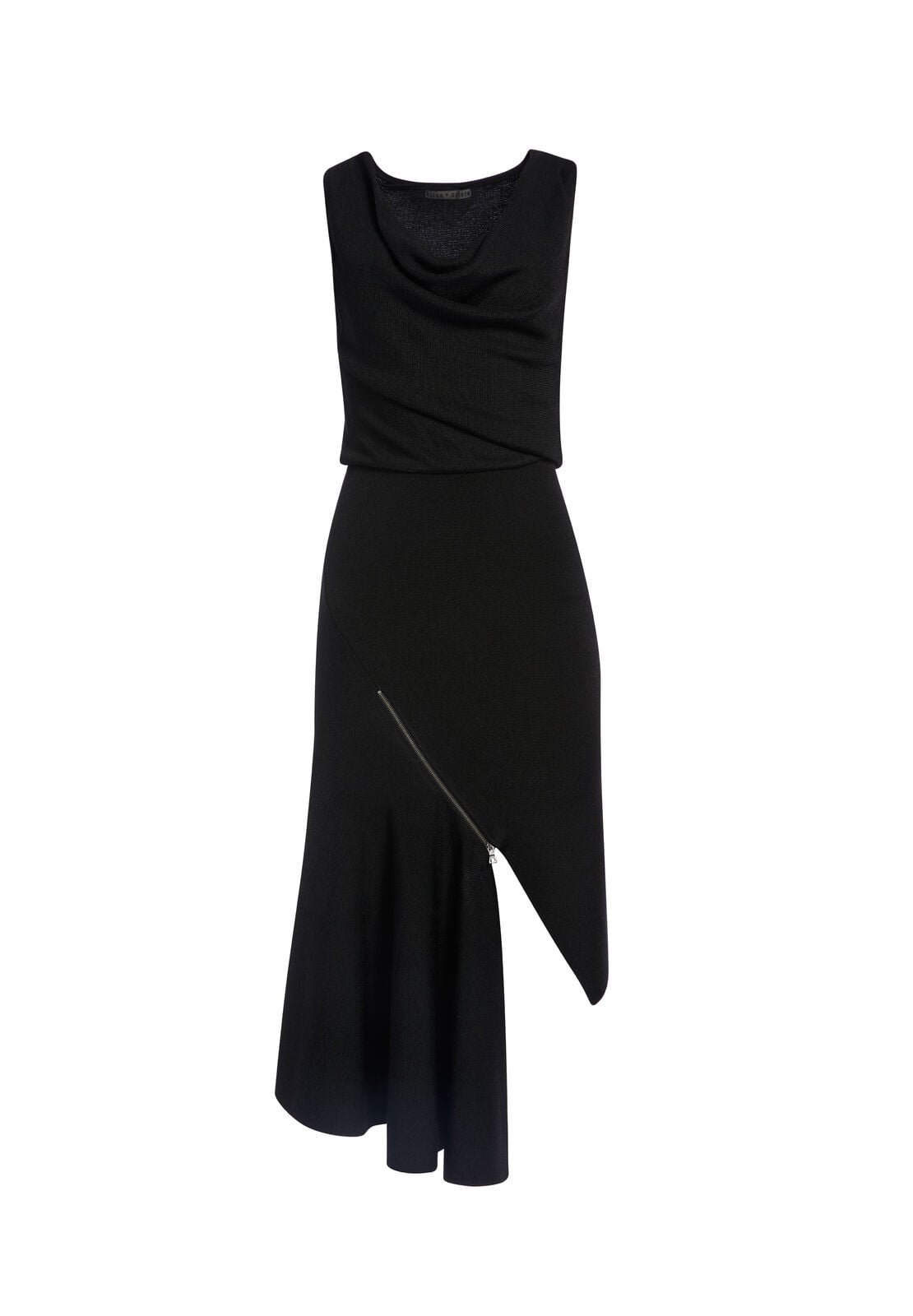 HOLLIS COWL NECK MIDI DRESS