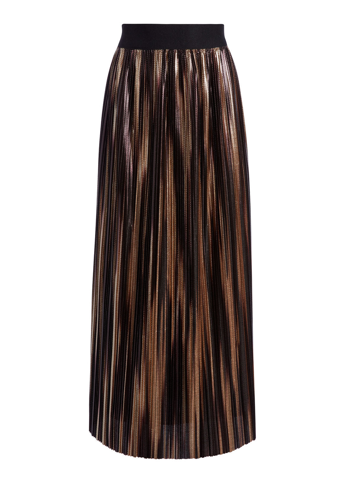 MIKAELA METALLIC MIDI SKIRT