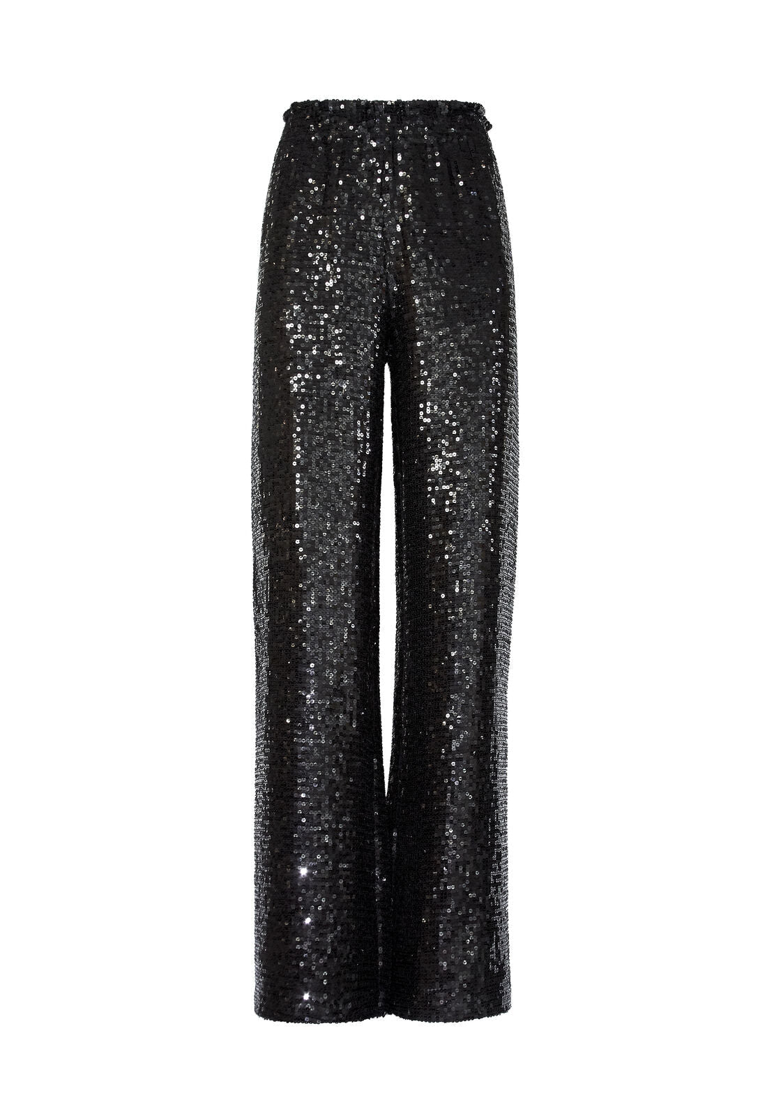 ELBA BLACK SEQUIN WIDE LEG PANT