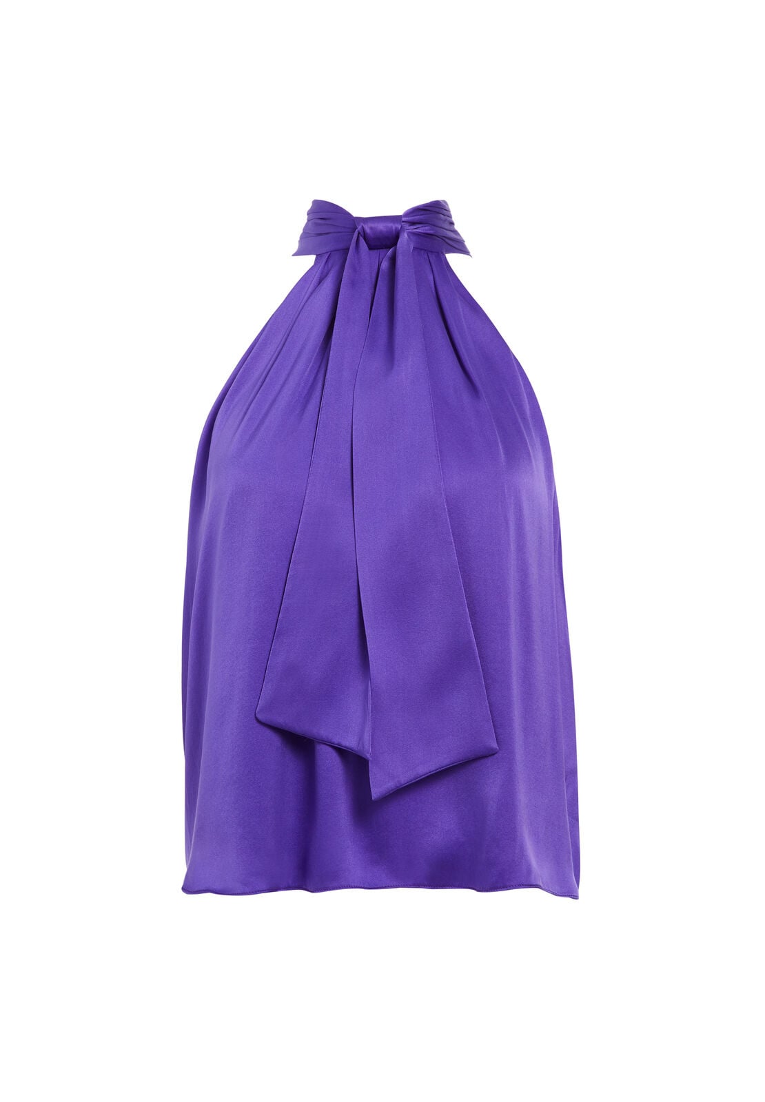 LEIA TIE NECK HALTER TOP