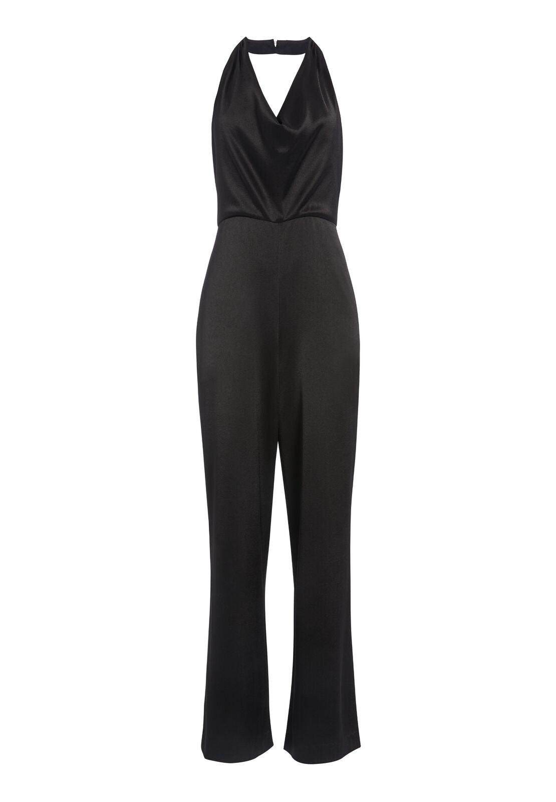 SALEM COWLED HALTER JUMPSUIT