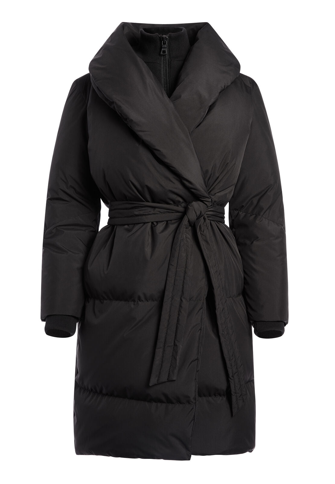 DOYLE TIE WAIST PUFFER JACKET