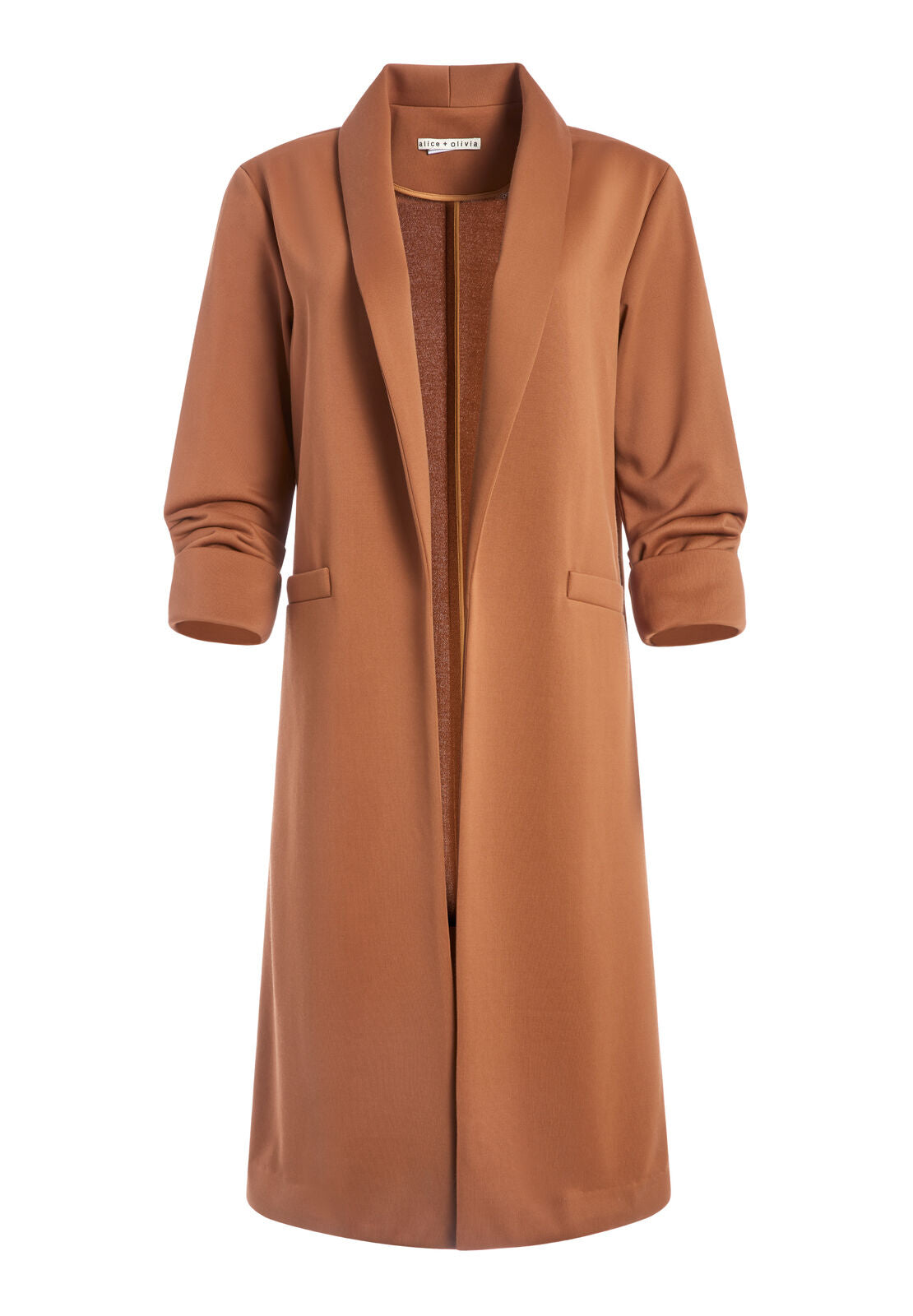 ANGELA SCRUNCHED SLEEVE COAT