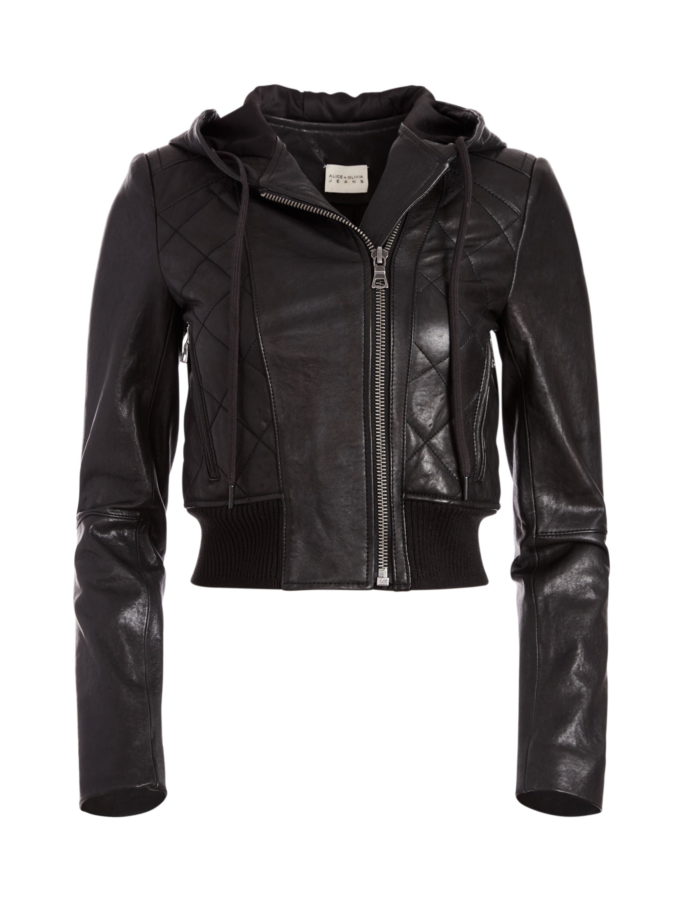 HENDRIK HOODED LEATHER JACKET
