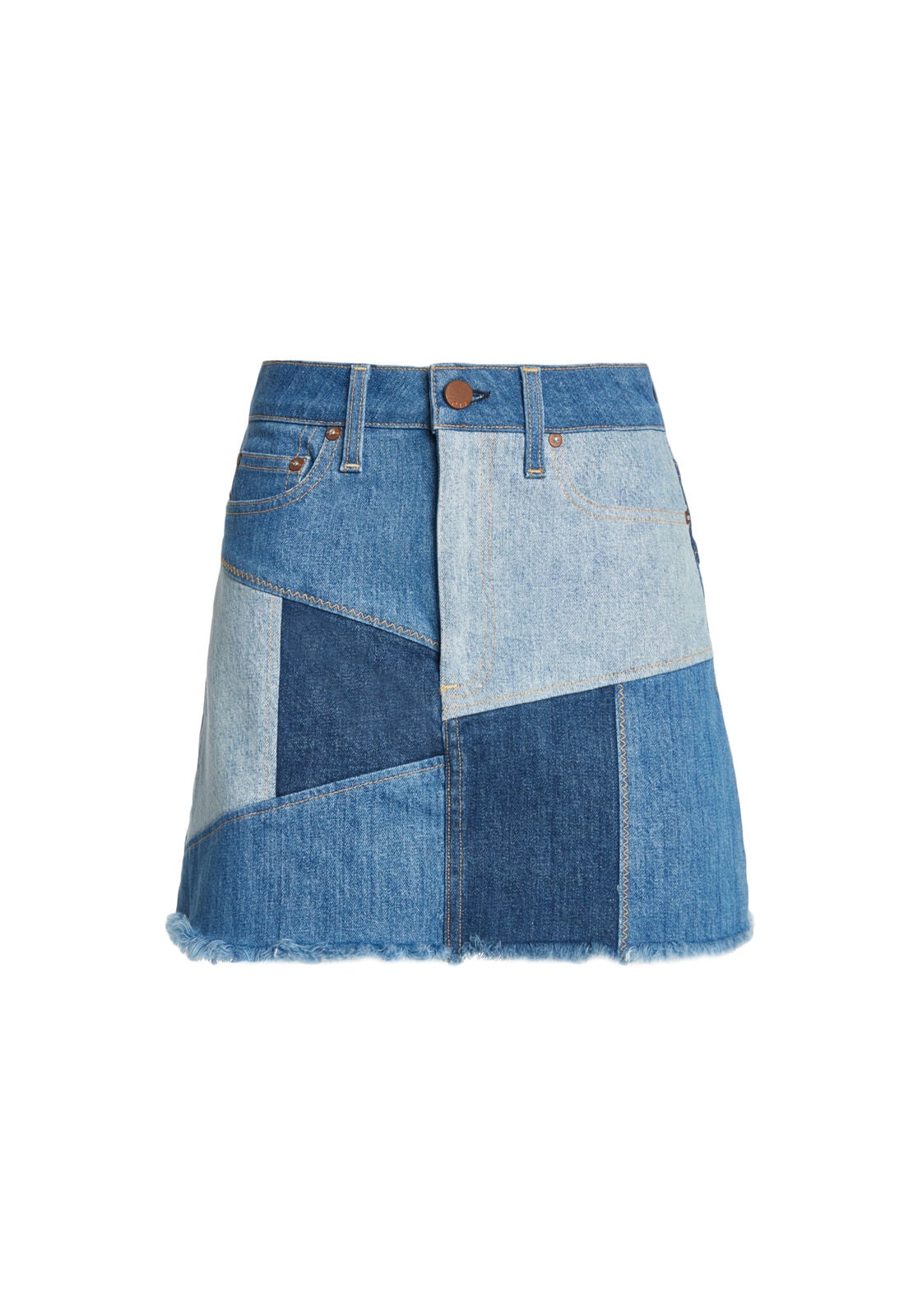 PATCHWORK MINI SKIRT