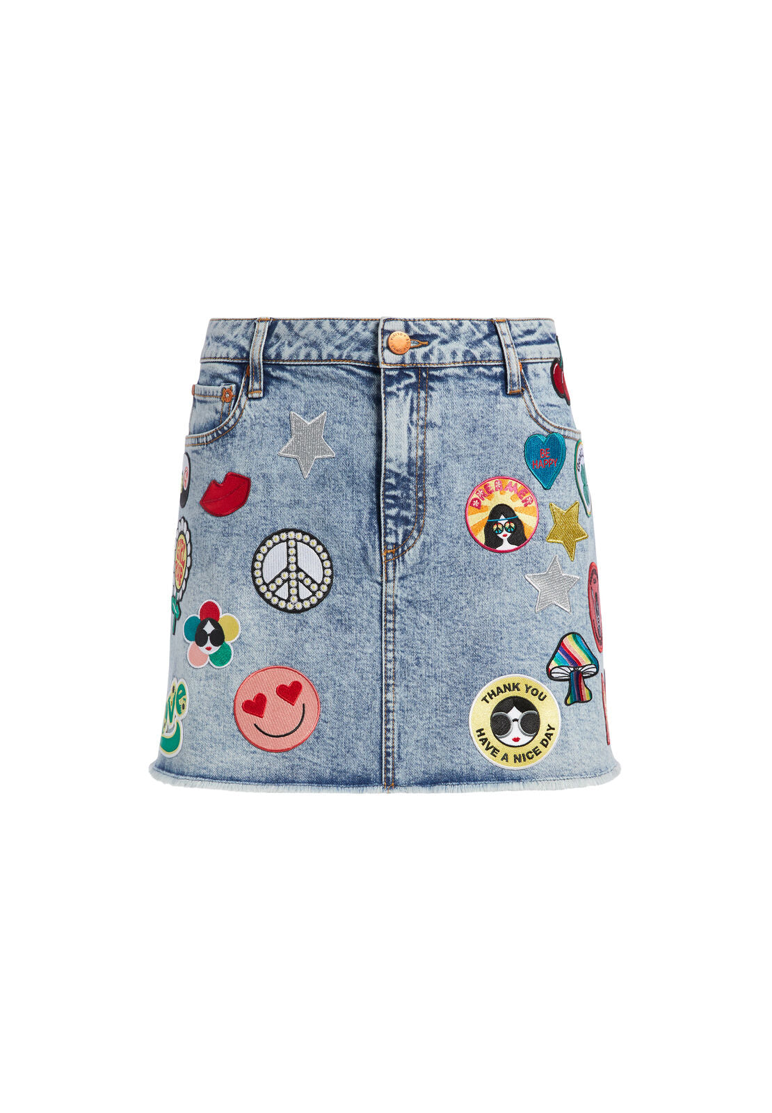 GOOD HIGH WAISTED MINI SKIRT