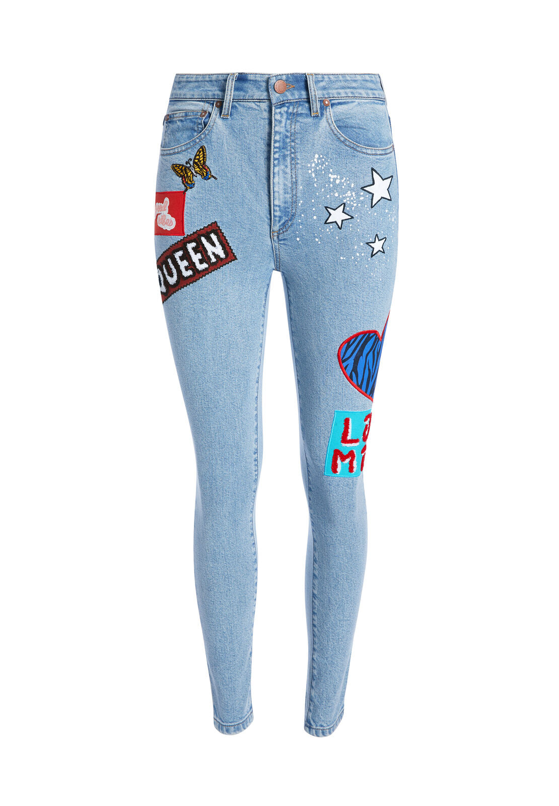 GOOD PATCHWORK SKINNY JEAN