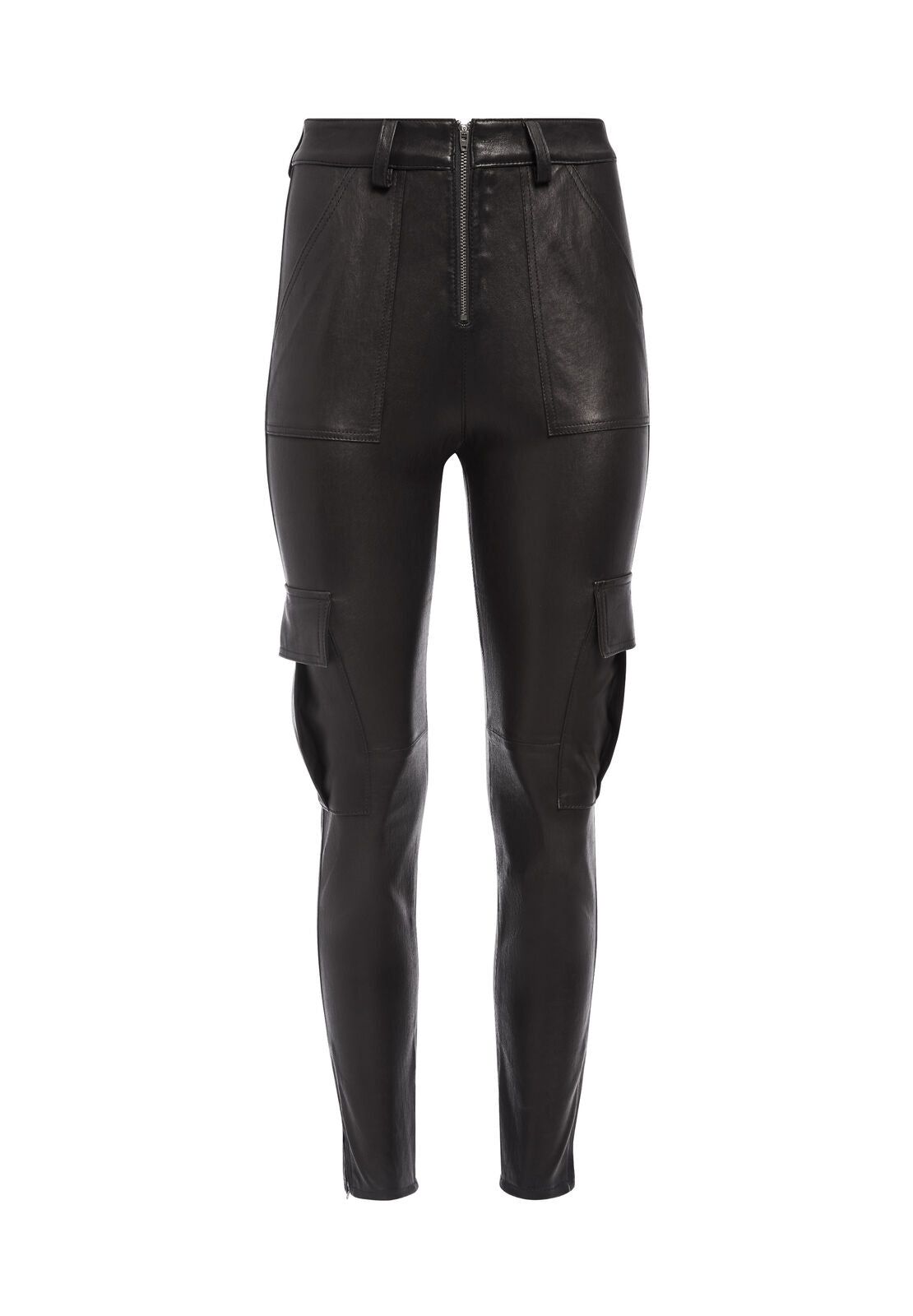 LEATHER SKINNY CARGO PANT