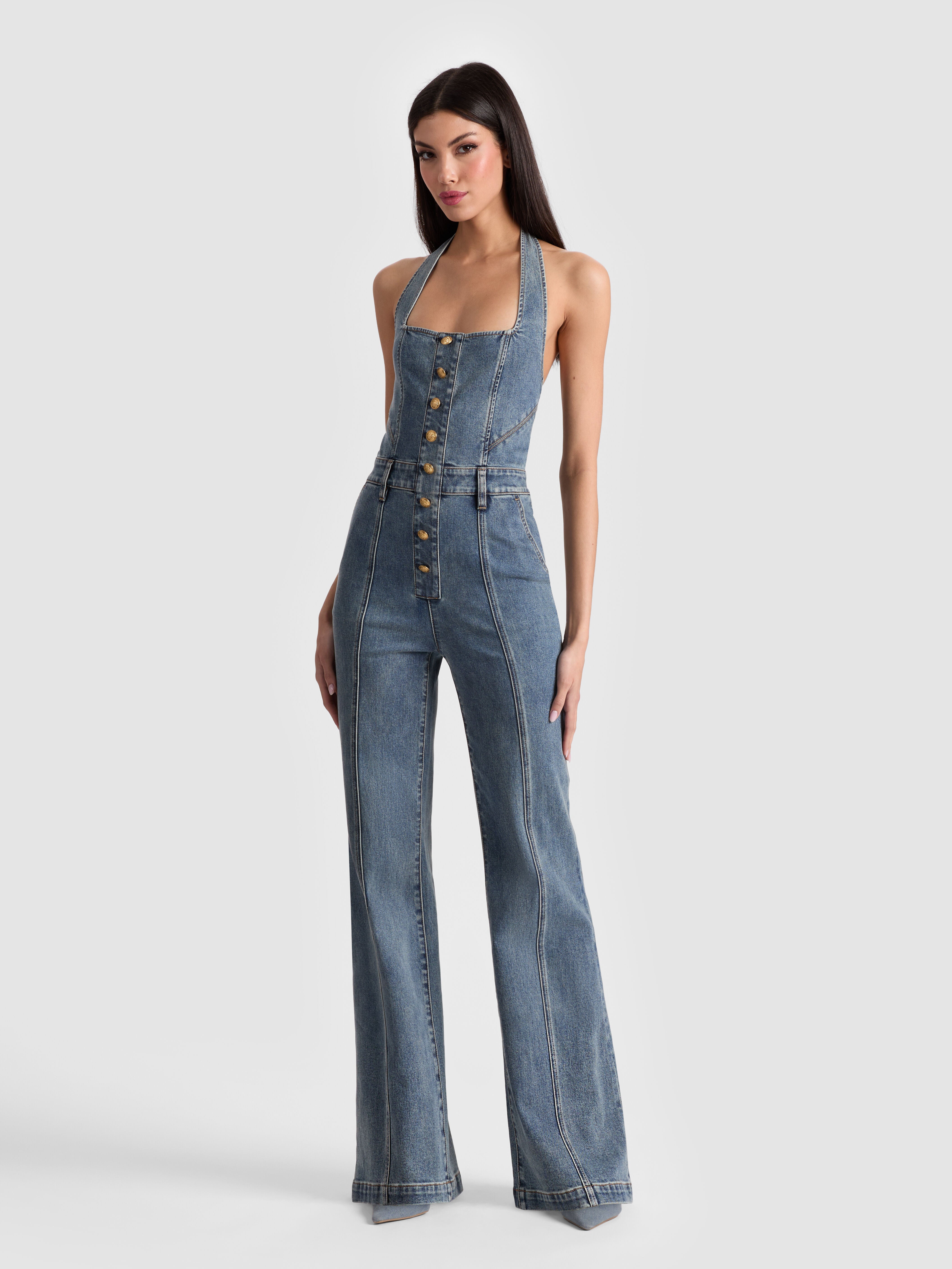PENNIE DENIM JUMPSUIT