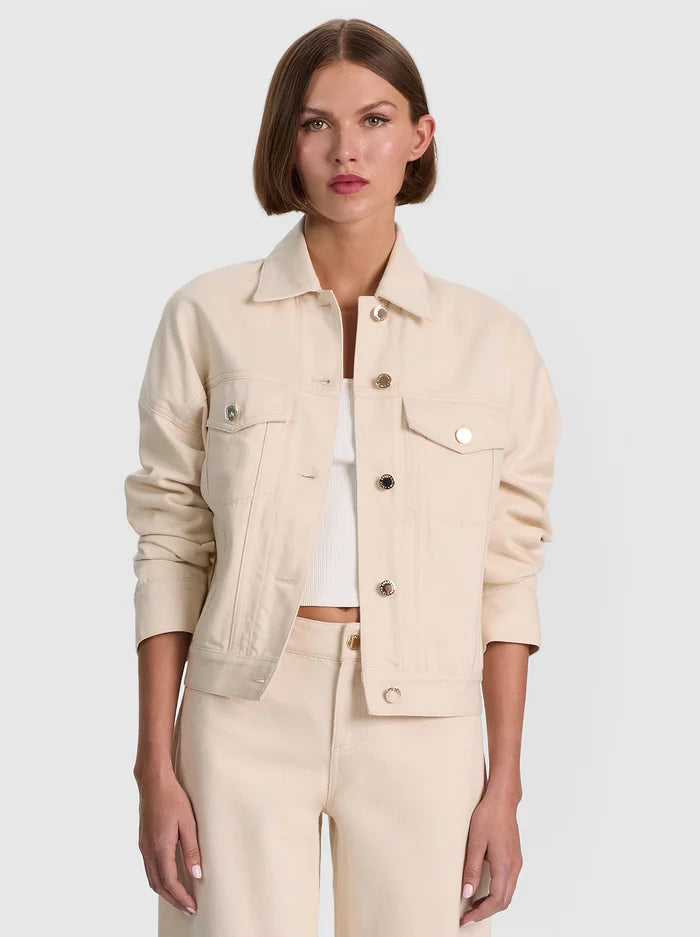 JESSE OVERSIZED DENIM TRUCKER JACKET