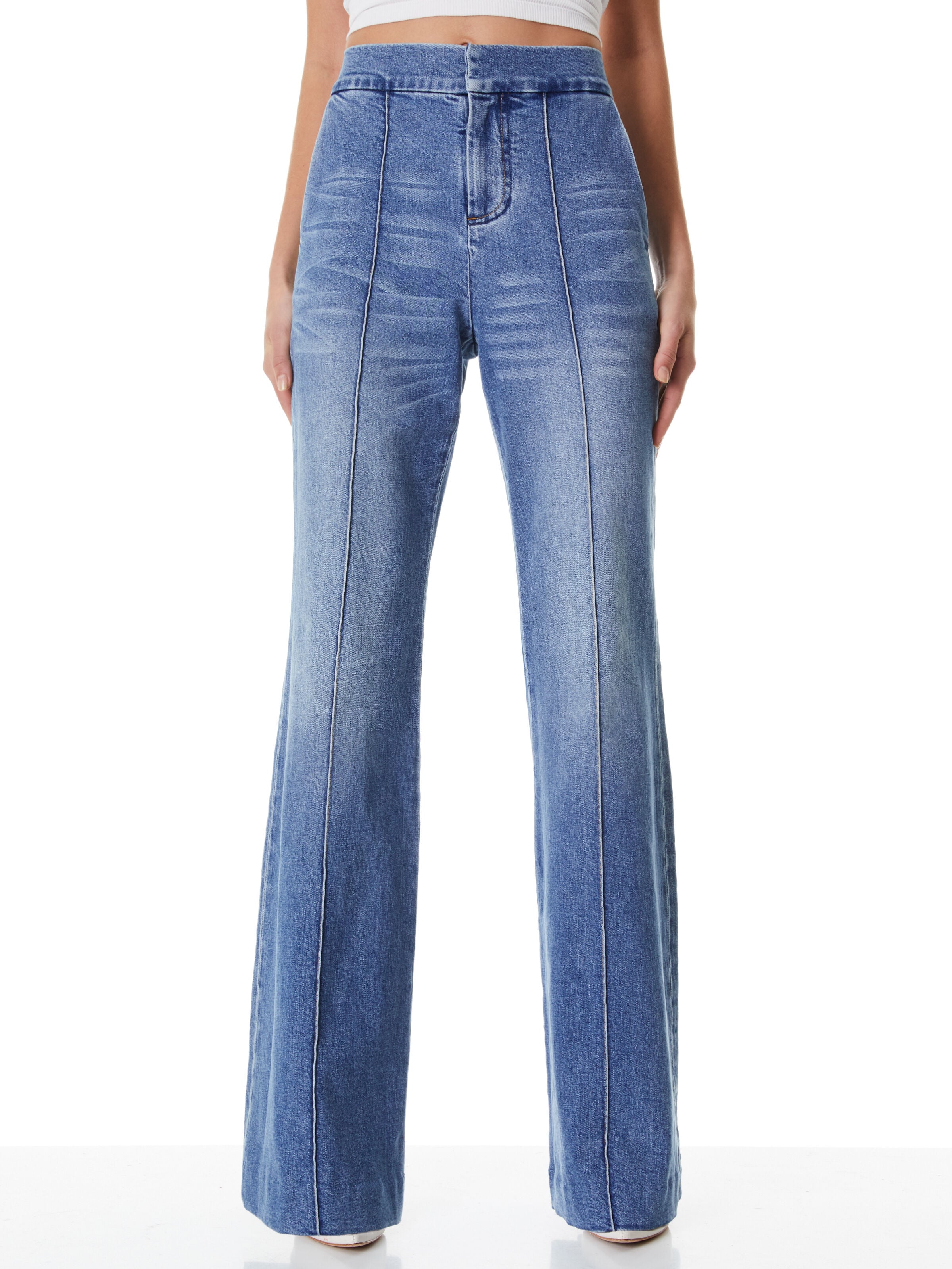 DYLAN HIGH WAISTED WIDE LEG JEAN