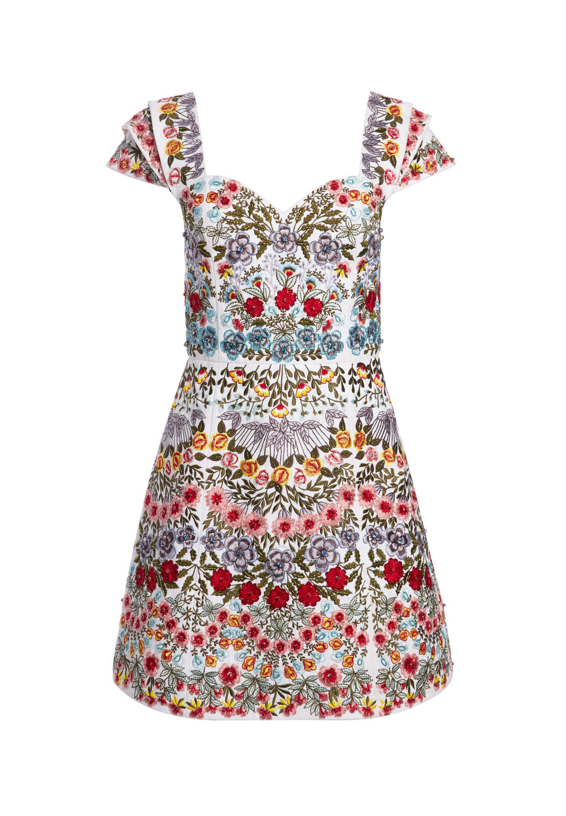 ROZ BEADED PARTY MINI DRESS