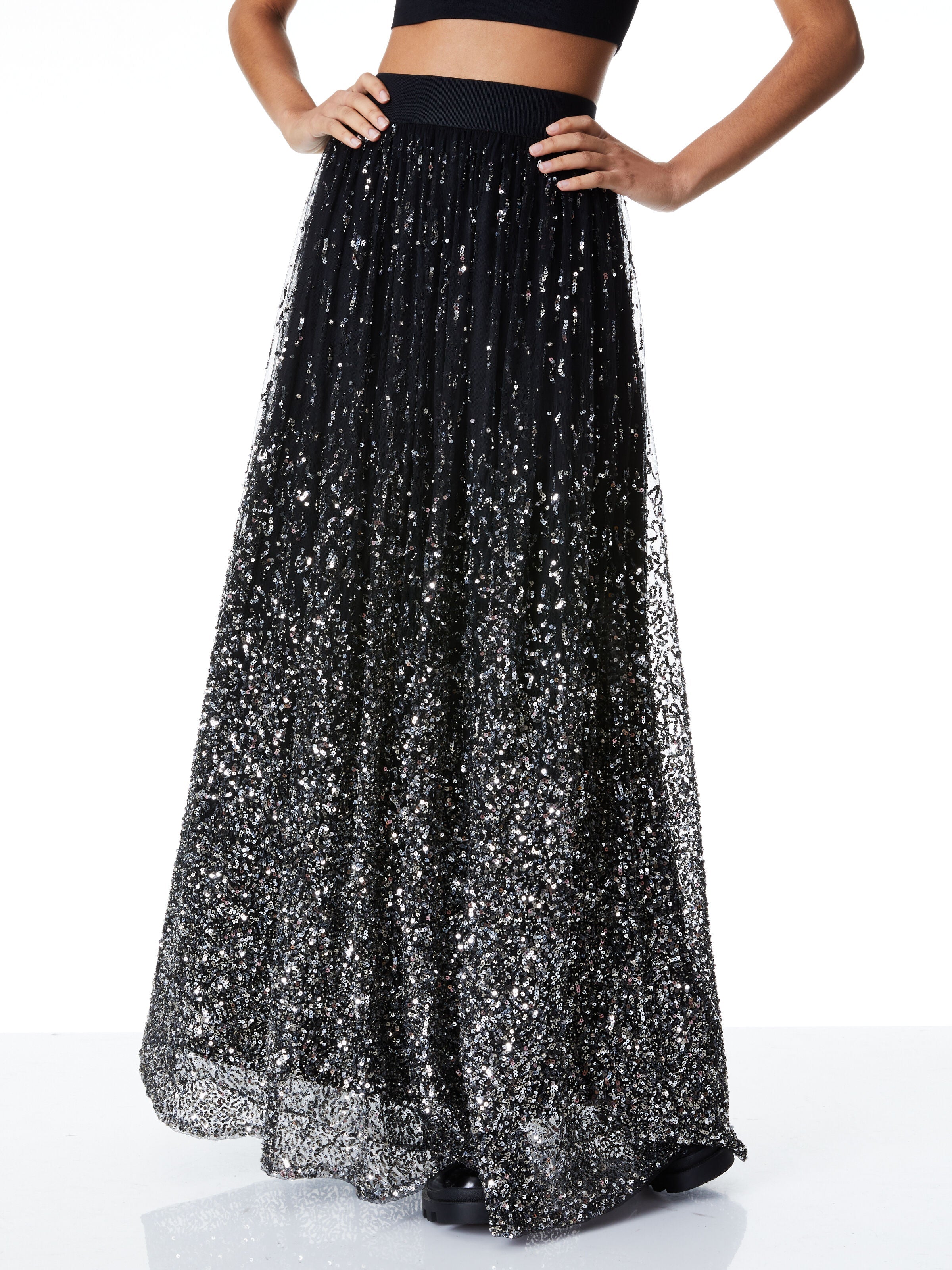 CATRINA EMBELLISHED MAXI SKIRT