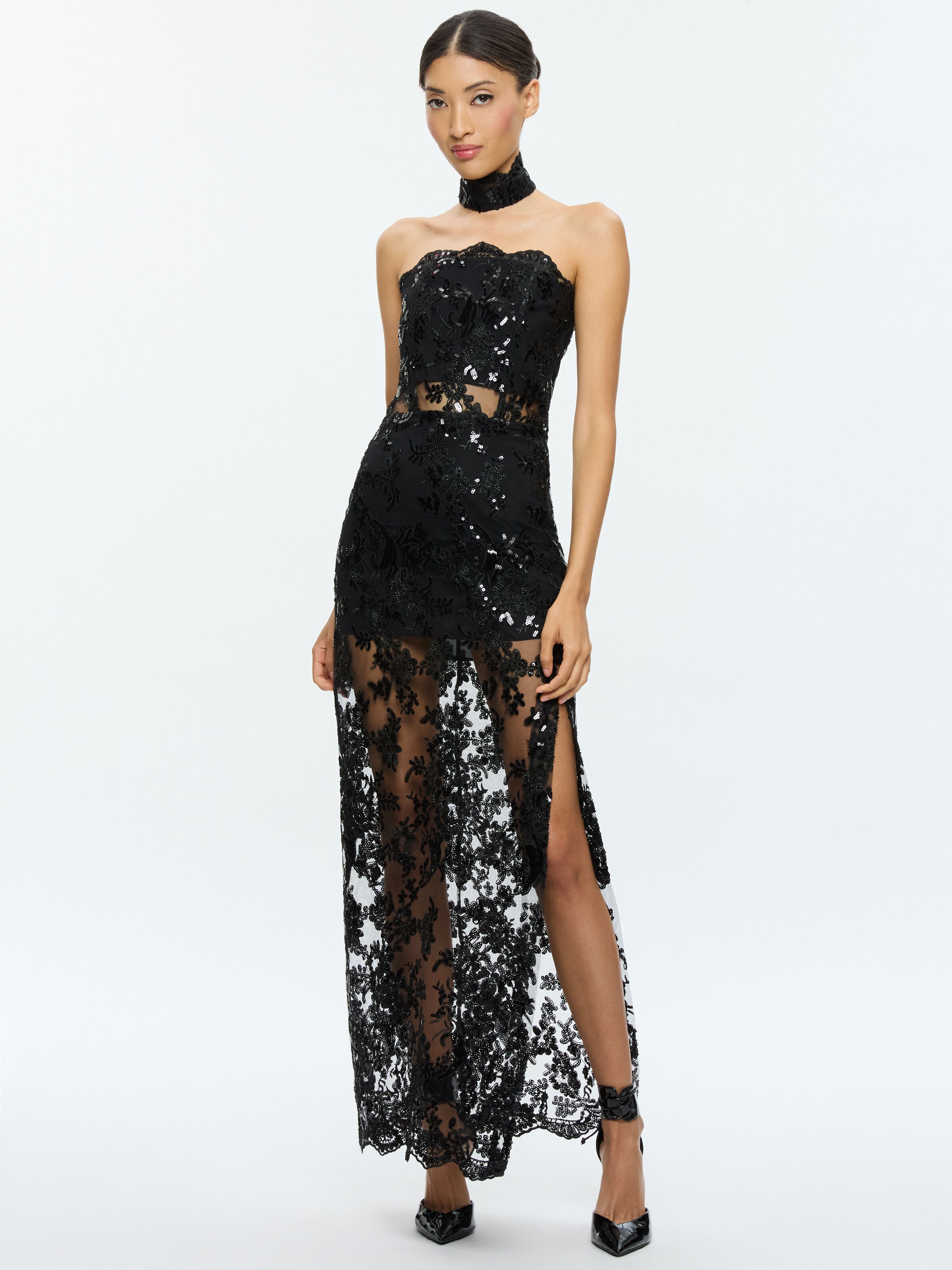 GEORGIE EMBELLISHED GOWN