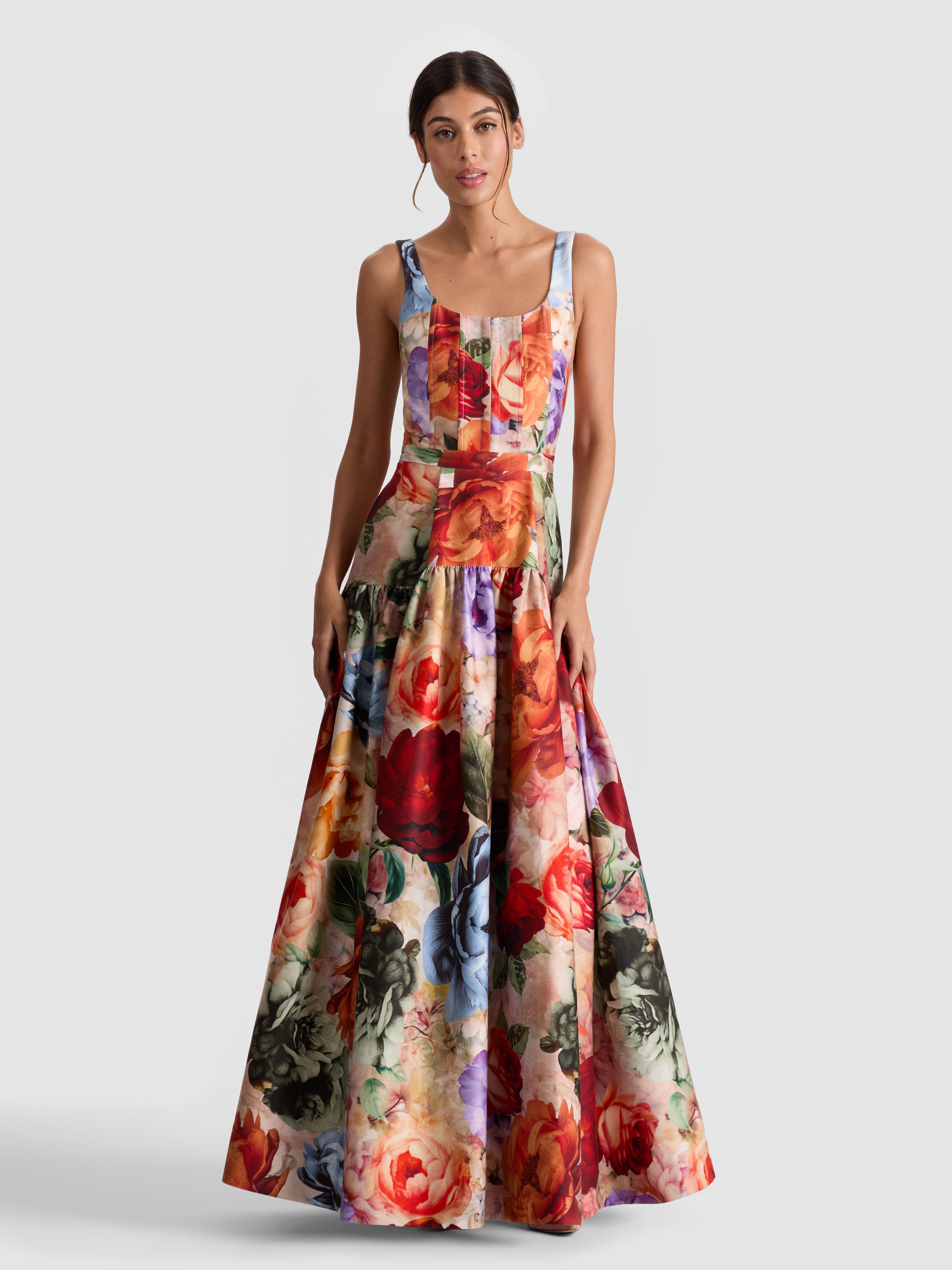 DIANA STRUCTURED MAXI DRESS