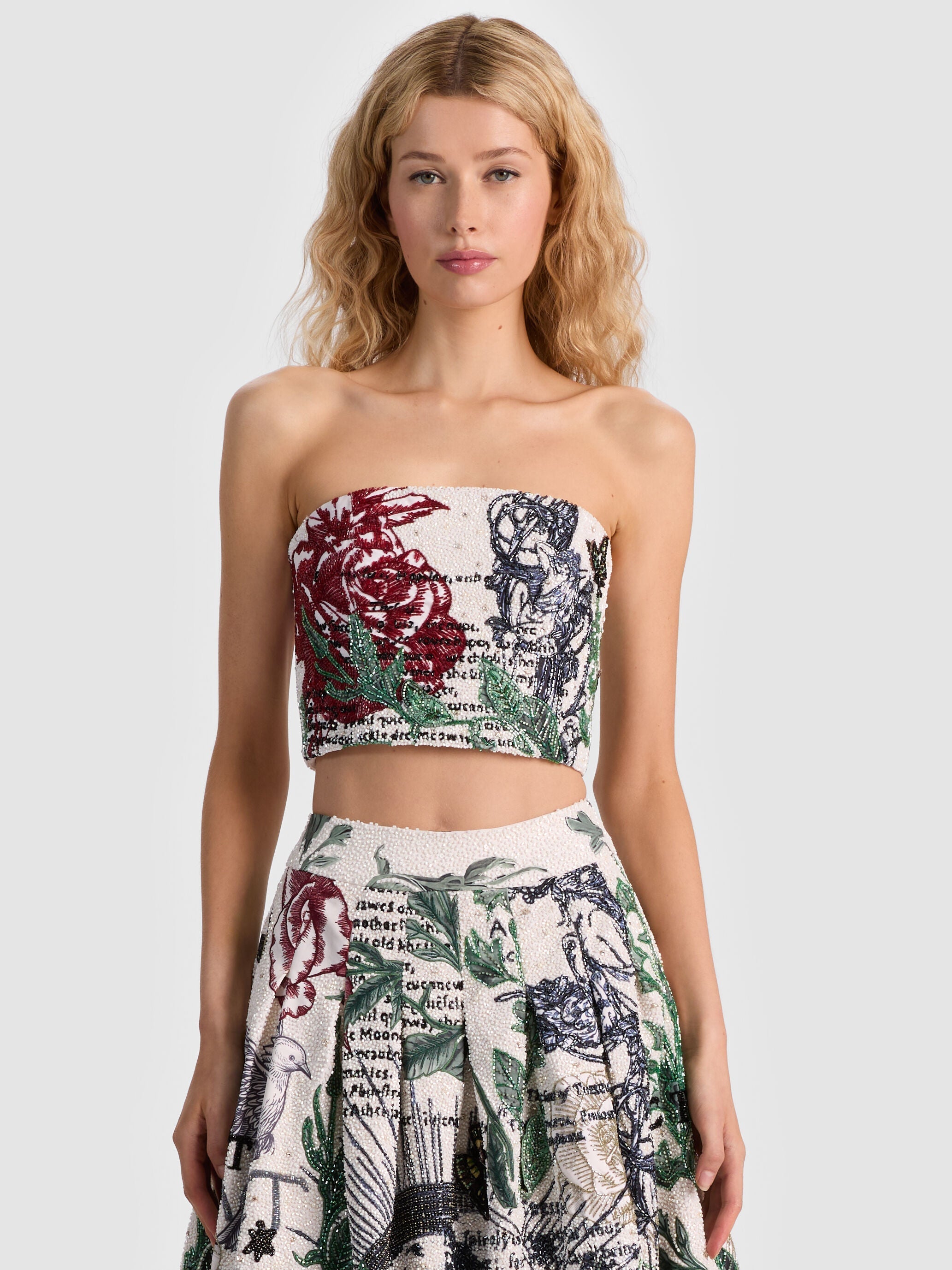 CERESI EMBELLISHED BANDEAU TOP