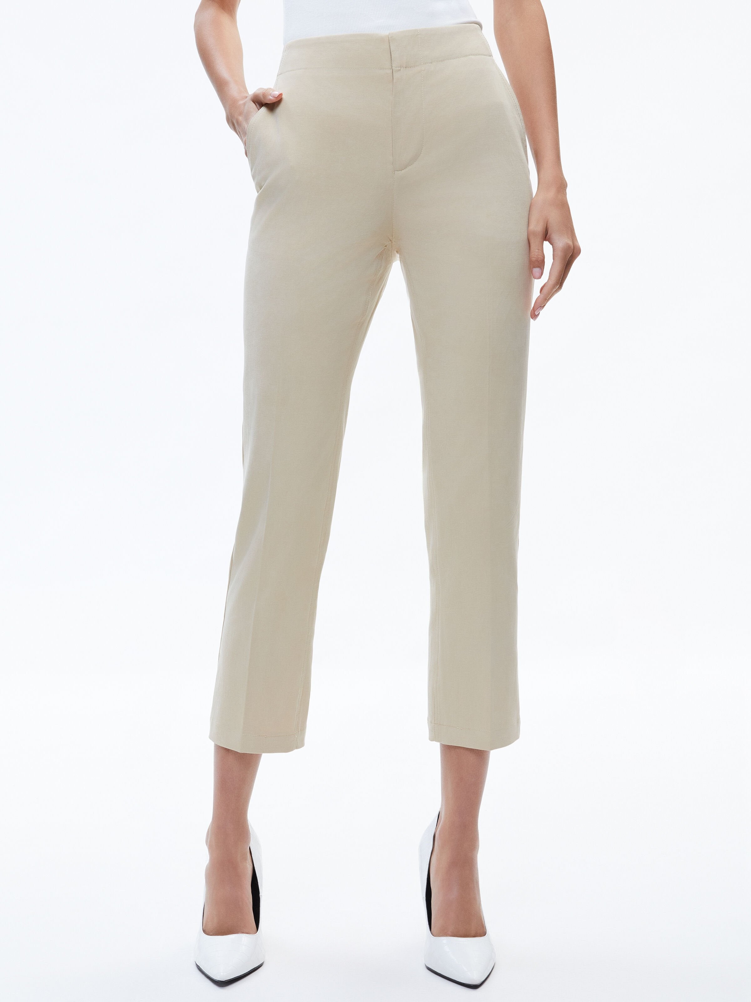 NICKY CHINO WAISTBAND SLIM ANKLE PANT