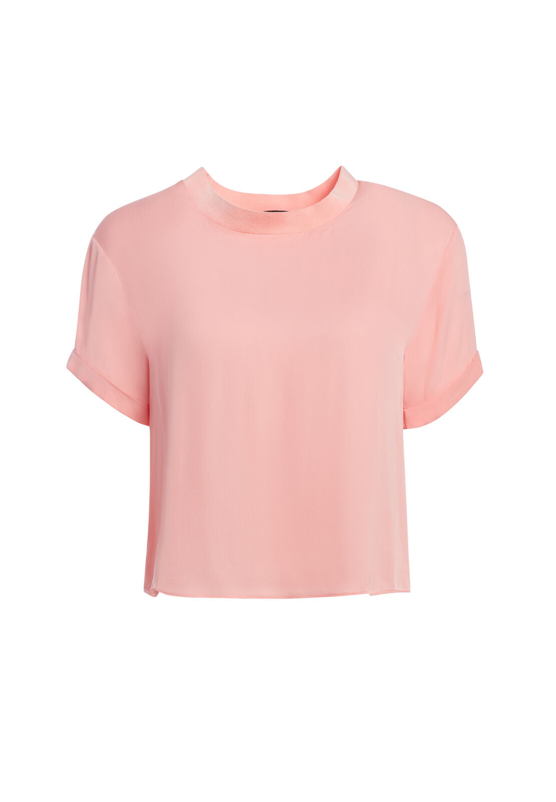 JANN ROLL SLEEVE BOXY TEE