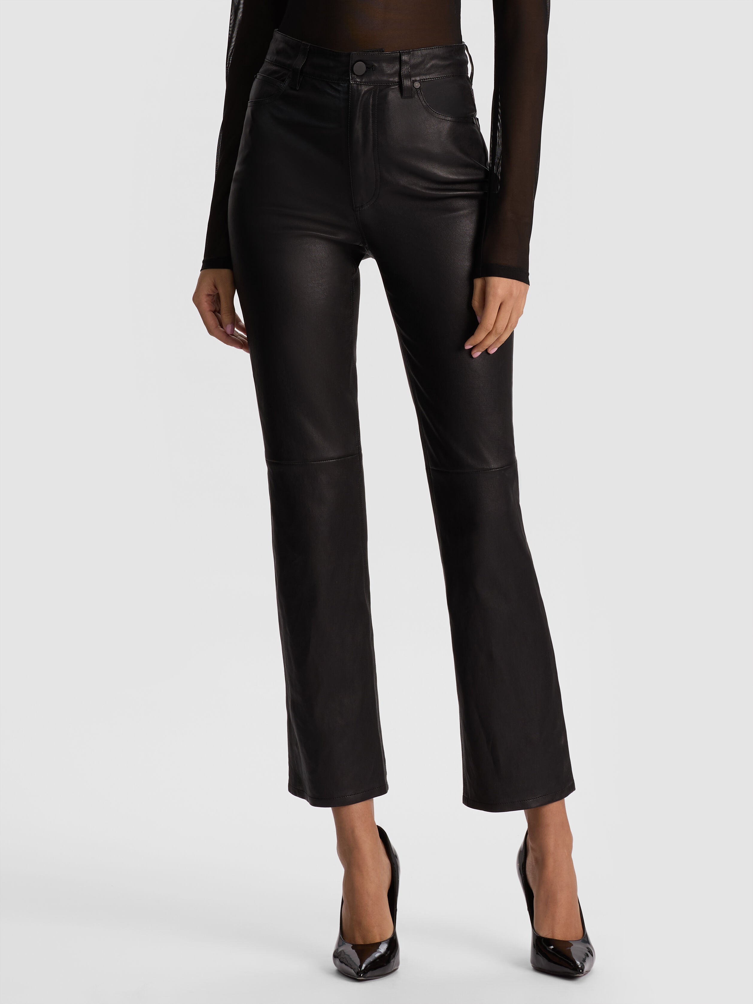 CASEY LEATHER ANKLE PANT