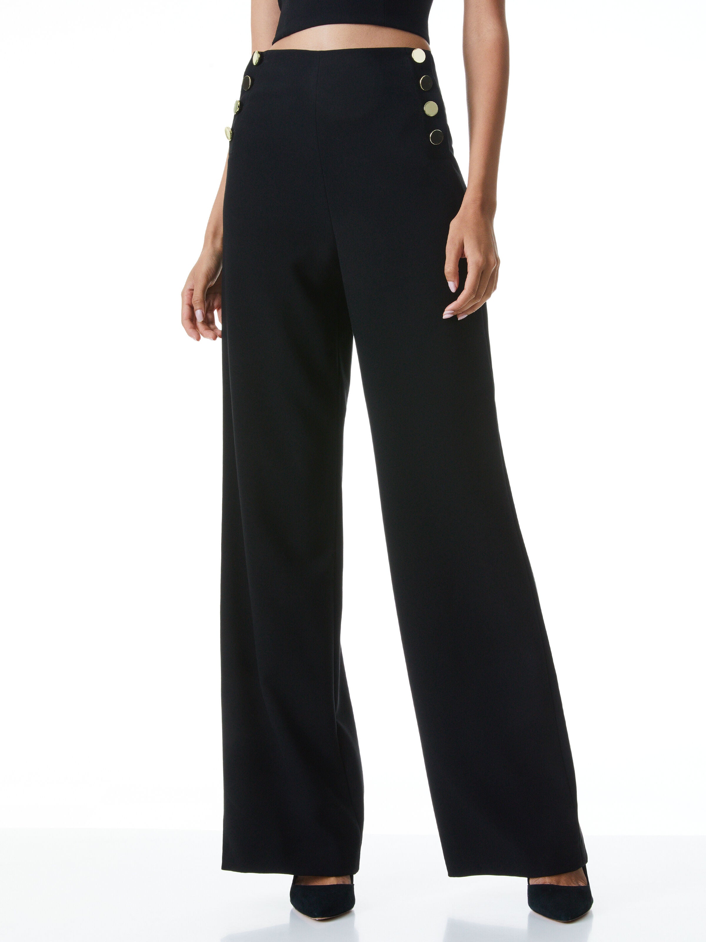 RAY BUTTON FRONT PANT