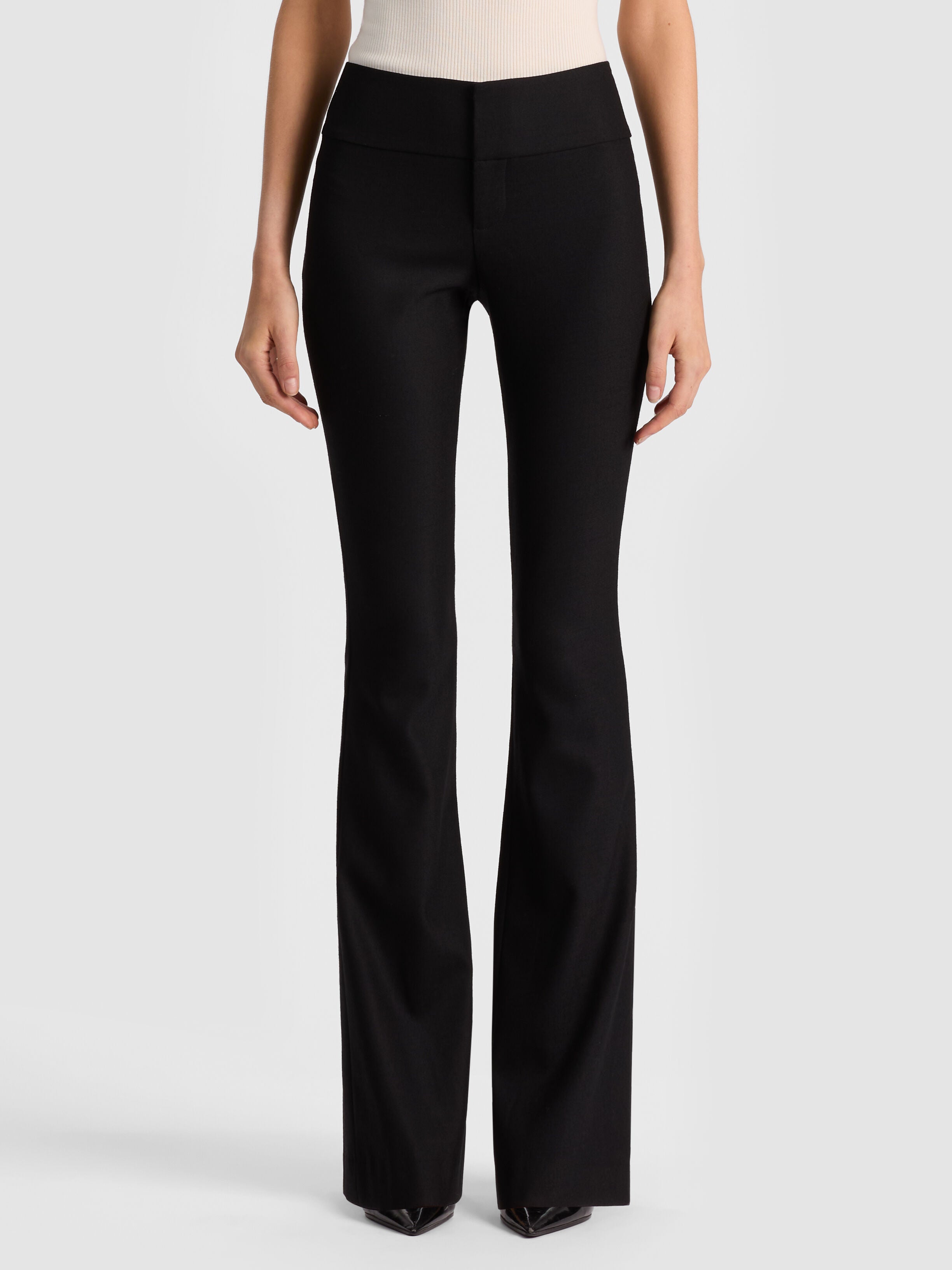 OLIVIA WOOL BOOTCUT PANT