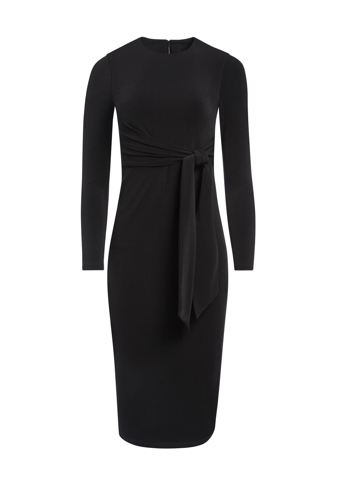 DELORA TIE WAIST MIDI DRESS