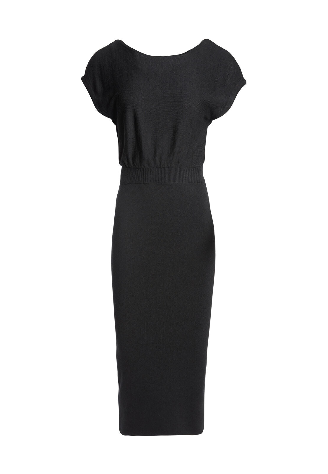 SHARA TWISTED BACK MIDI DRESS
