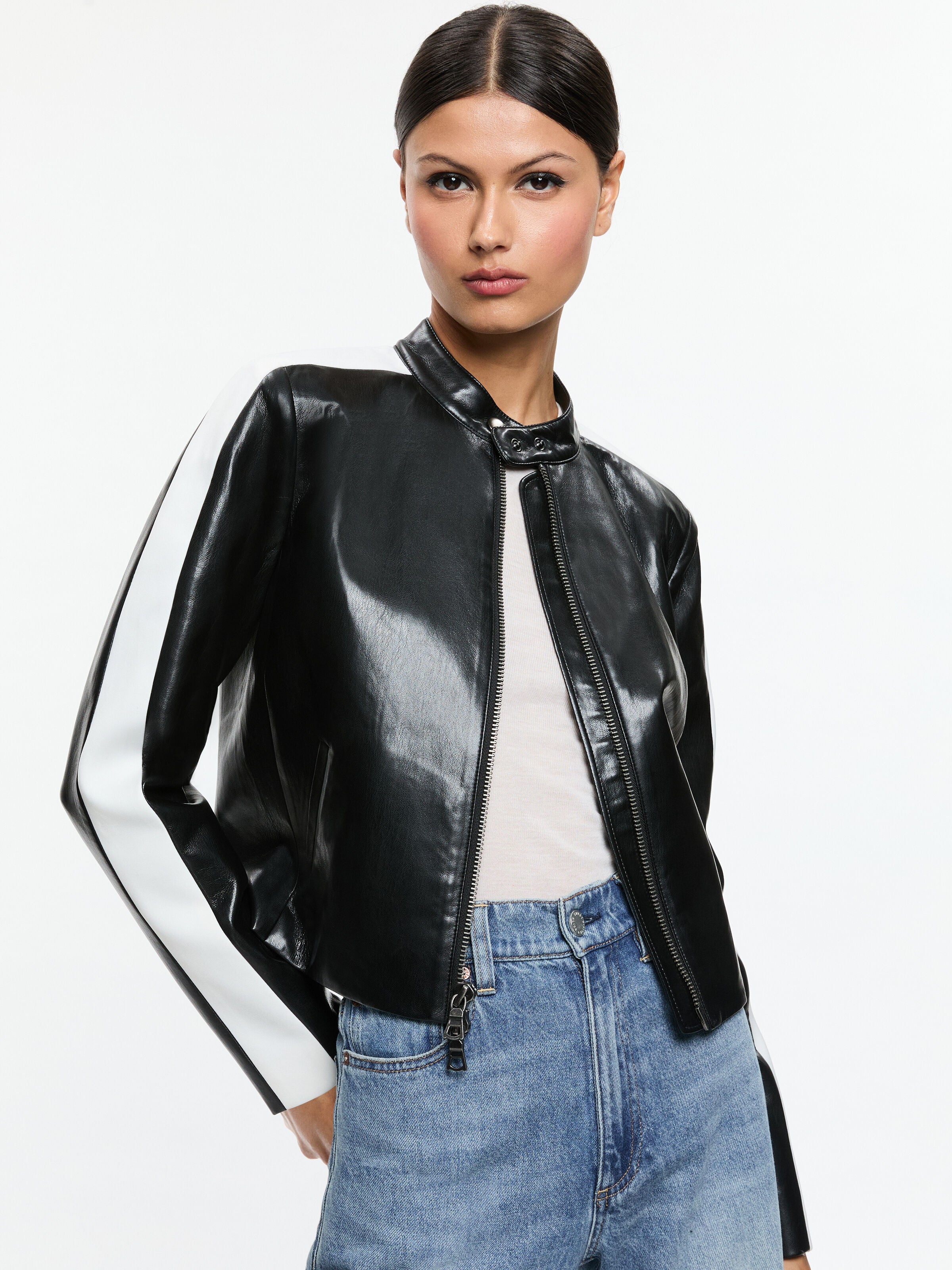 RICKIE VEGAN MOTO JACKET