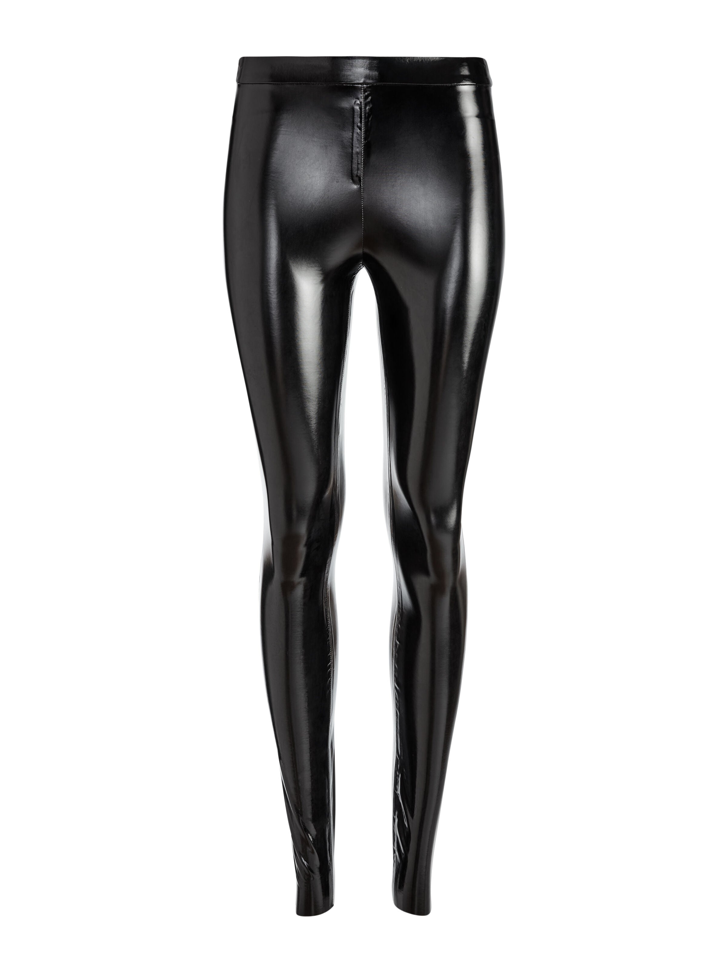 MADDOX BKZIP VEGAN LTR LEGGING