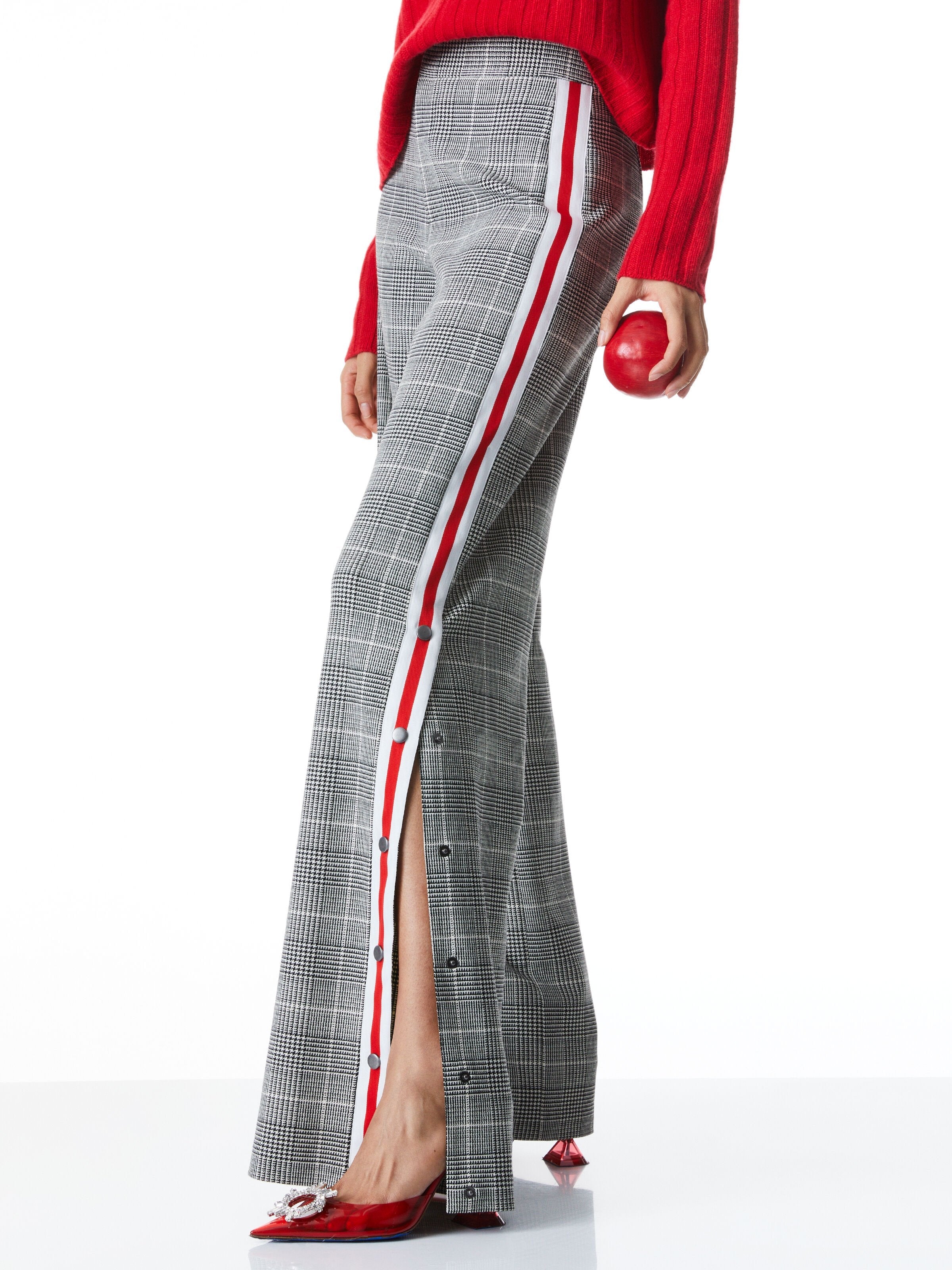 MARICRUZ SIDE SNAP WIDE LEG PANT