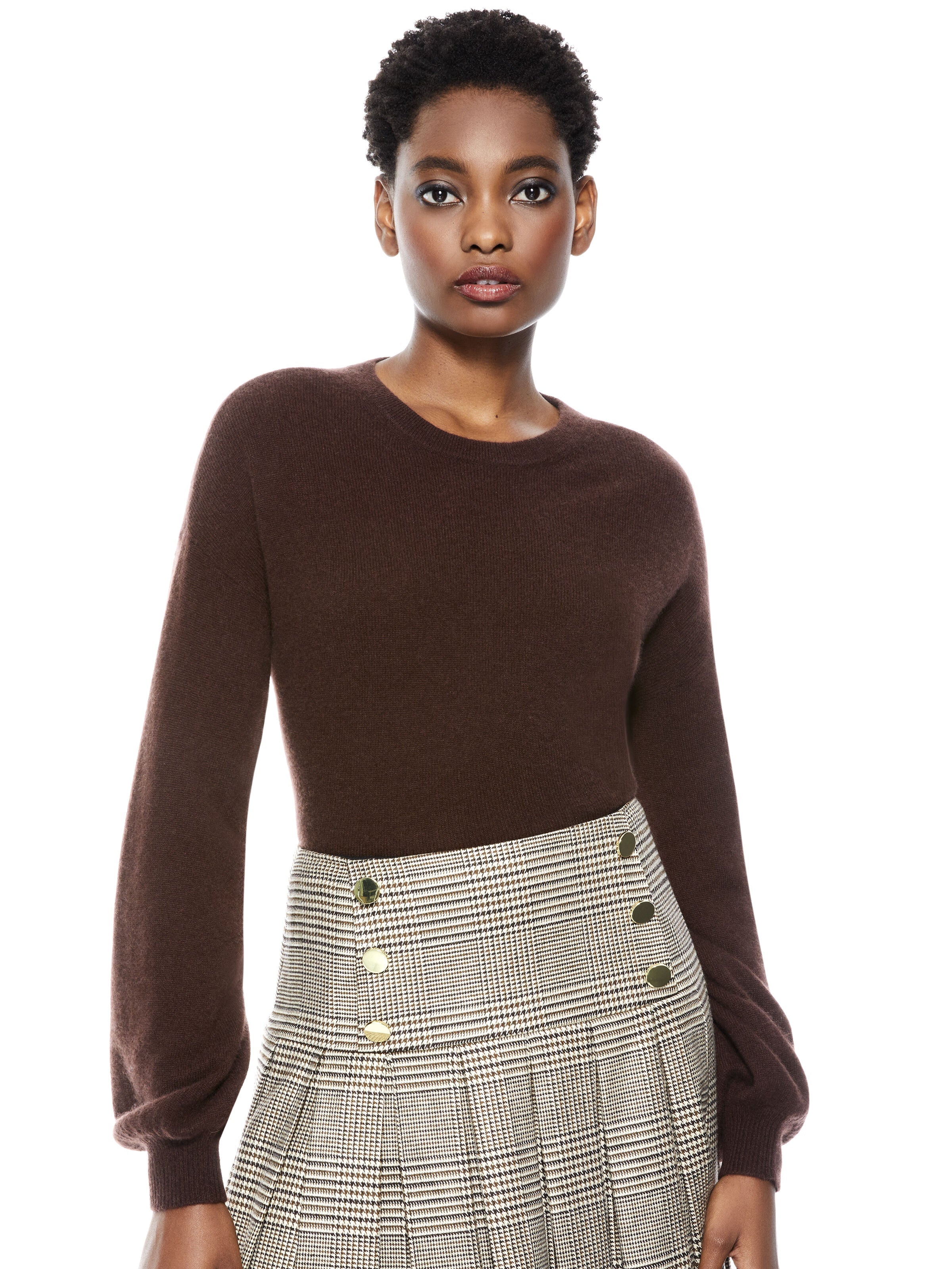 ANSLEY WIDE SLEEVE CROPPED SWEATER