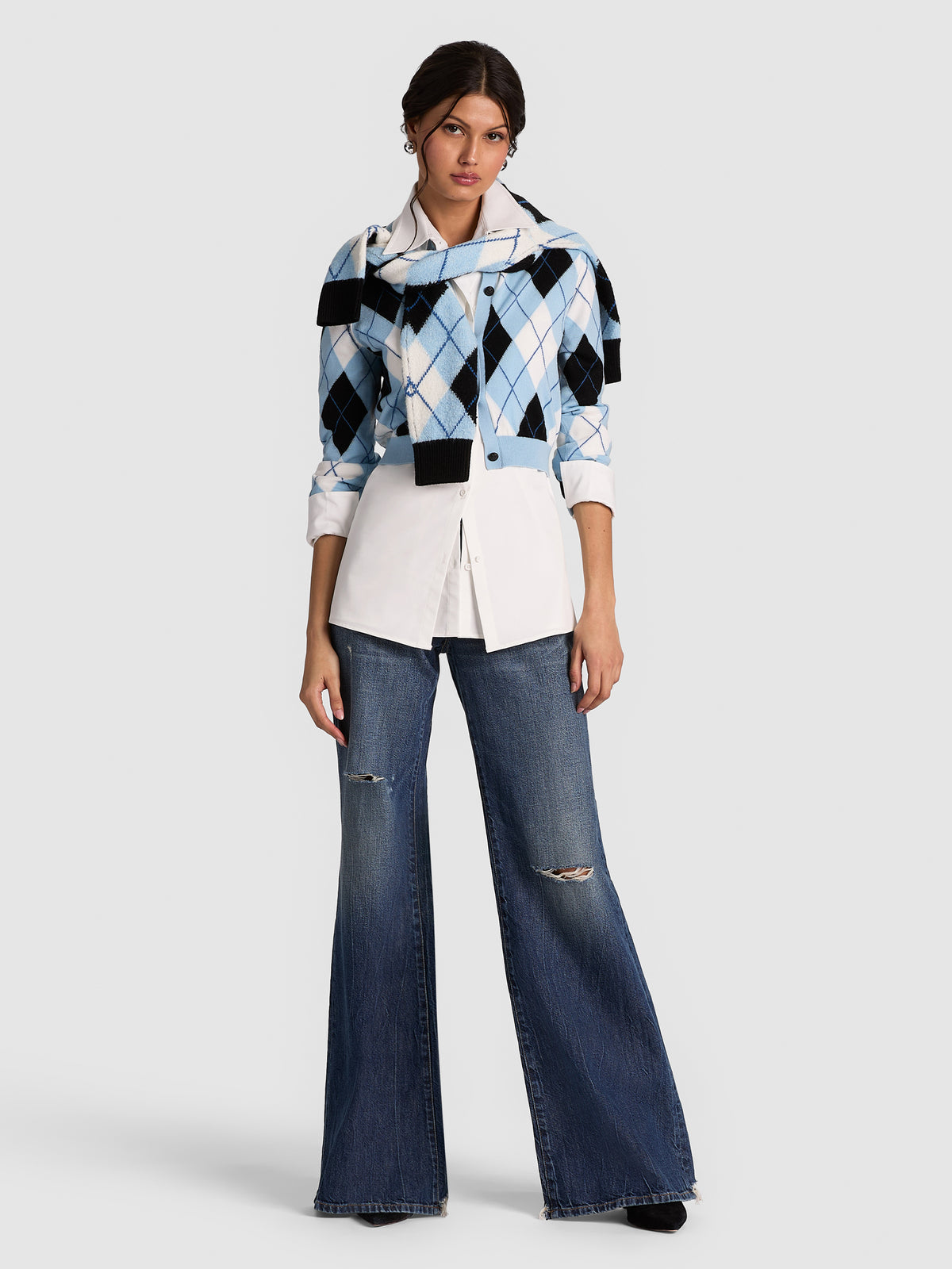 CAROLEE CREWNECK PULLOVER-ALICE + OLIVIA