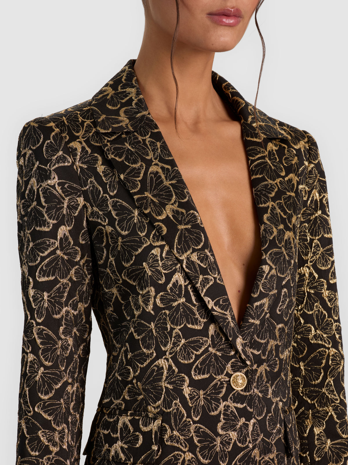 MACEY FITTED BLAZER-ALICE + OLIVIA