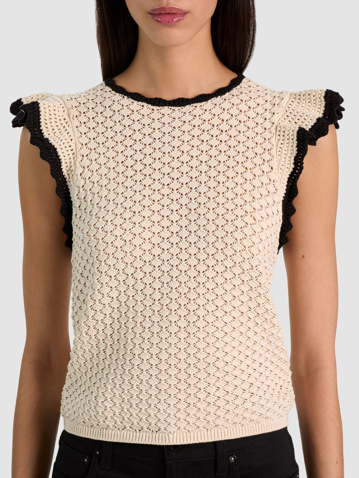 AMITY POINTELLE TANK-ALICE + OLIVIA