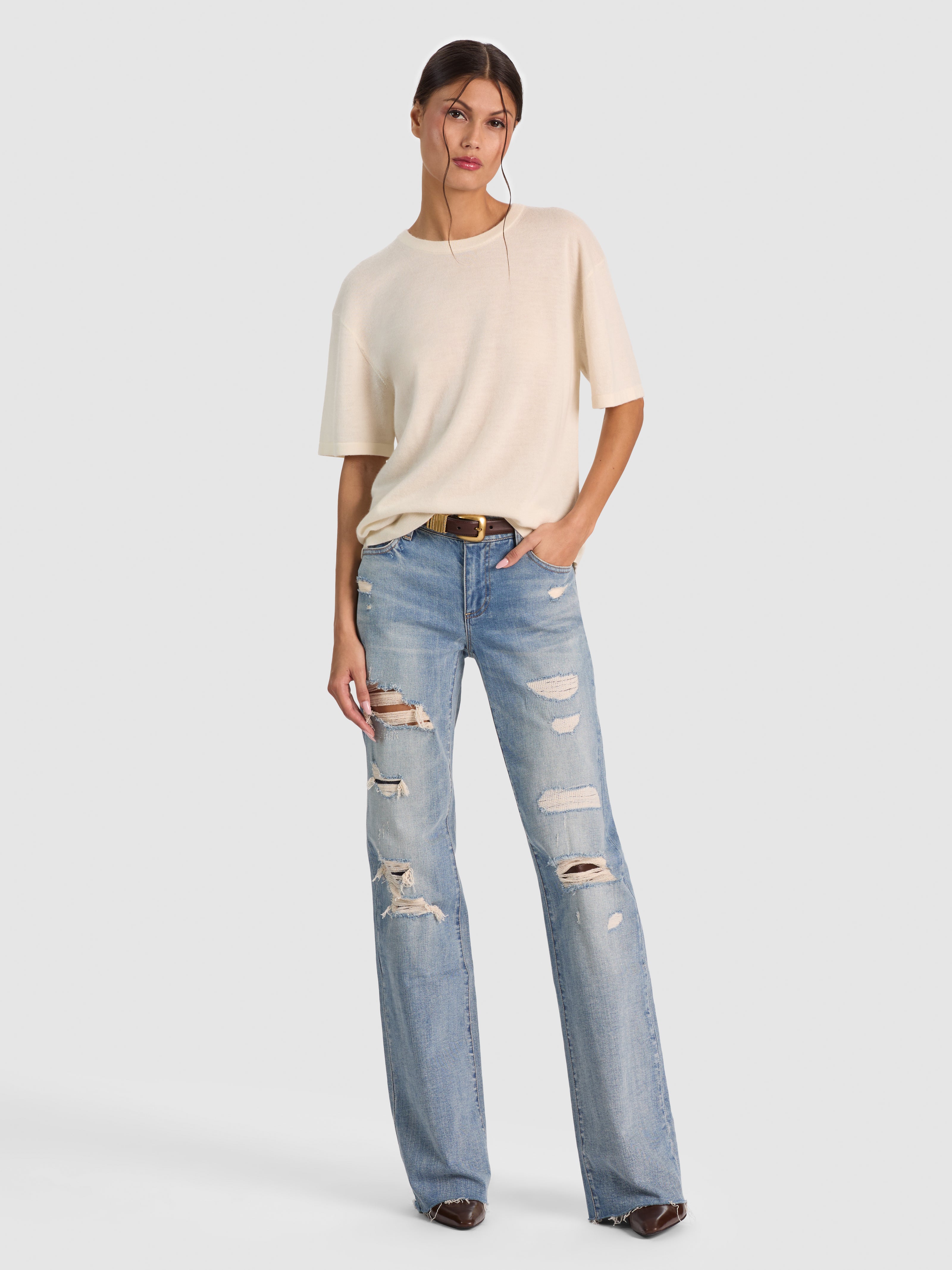 AUSTIN BOOTCUT JEAN-ALICE + OLIVIA