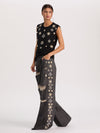 AMAZING DISTRESSED EMBELLISHED JEAN-ALICE + OLIVIA