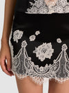 RUBI LACE TRIM LR MICRO SKIRT-ALICE + OLIVIA