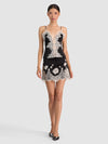 RUBI LACE TRIM LR MICRO SKIRT-ALICE + OLIVIA
