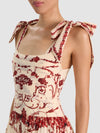 HAVEN TIE SHLDR TIERED MIDI DRESS-ALICE + OLIVIA
