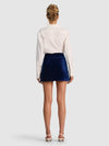 DONALD HR SIDE BTN SKIRT-ALICE + OLIVIA